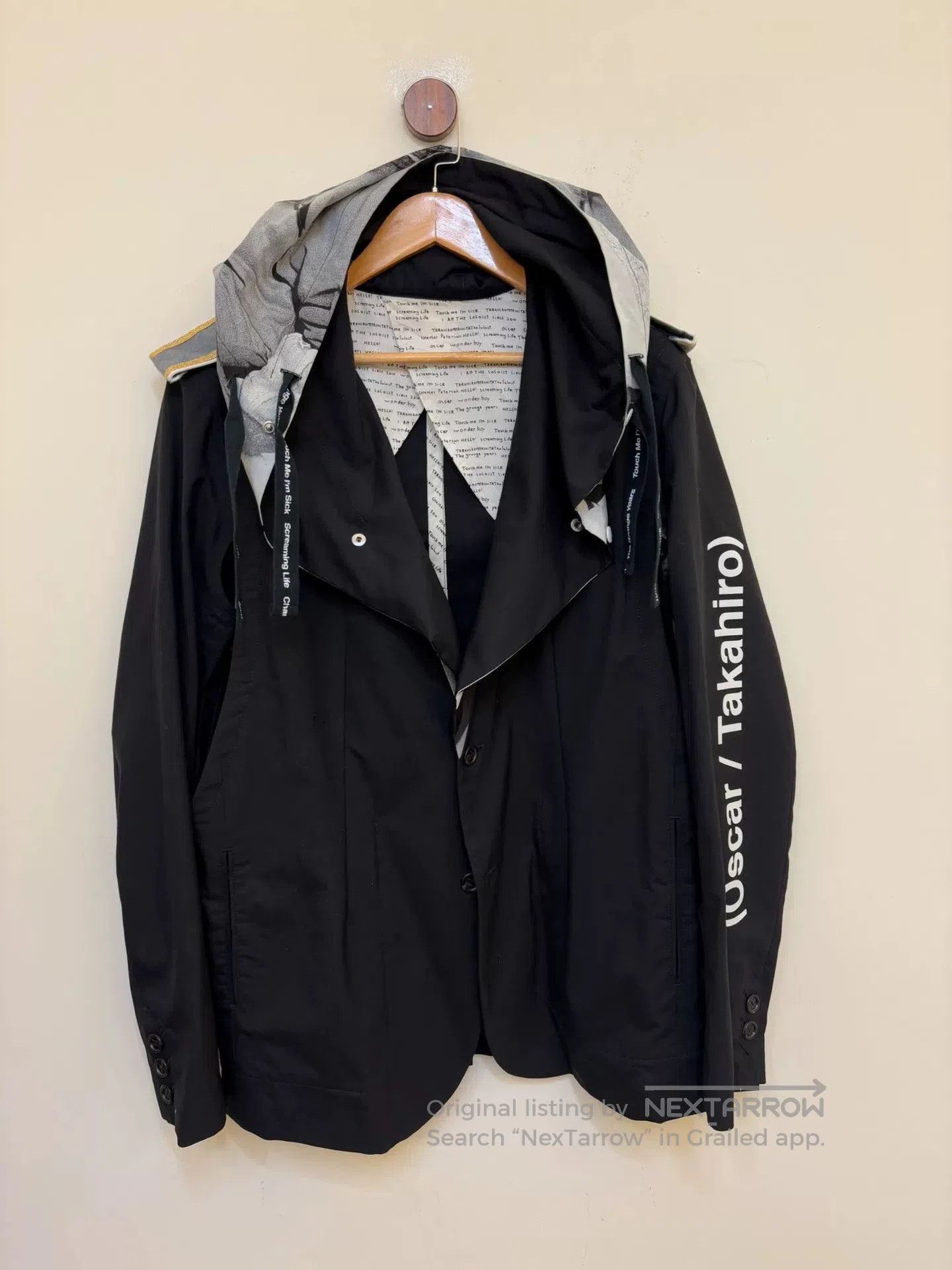 Takahiromiyashita The Soloist. The Soloist Cobain Hooded Blazer. Size US M / EU 48-50 / 2 - 4 Thumbnail