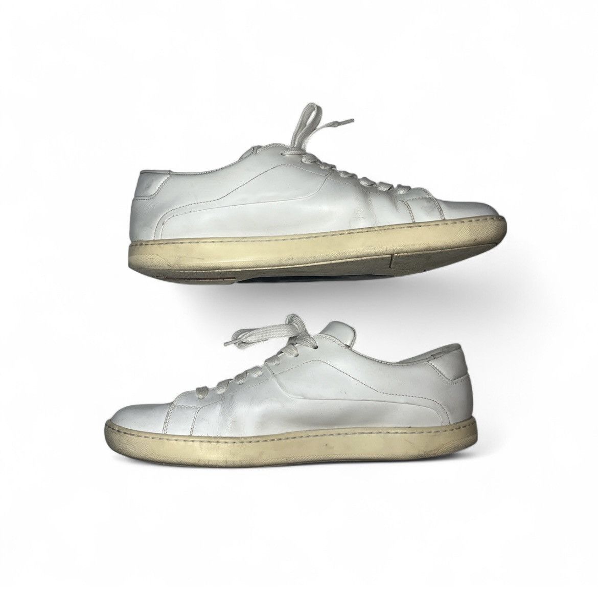 Prada Prada white low top sneaker Size US 8.5 / EU 41-42 - 3 Thumbnail