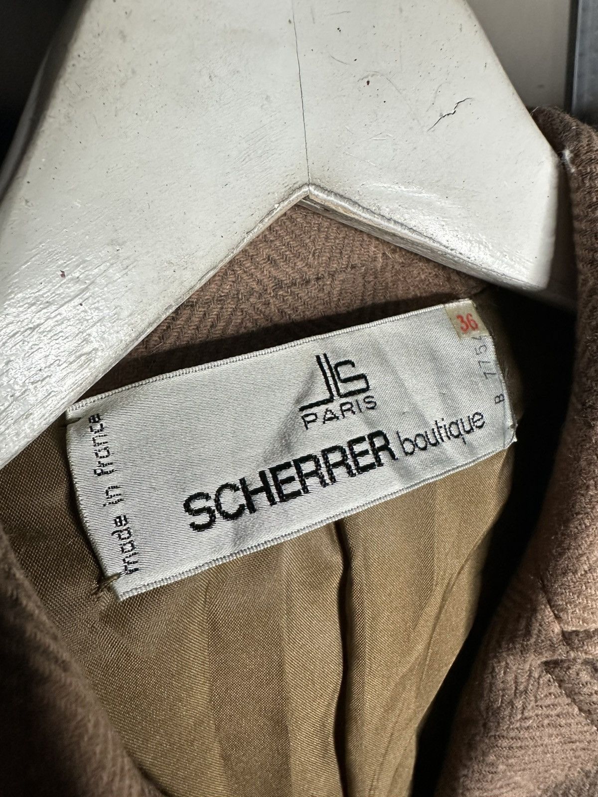 Jean-Louis Scherrer Scherrer Boutique Paris Plaid Wool Jacket Size 36 Size XS / US 0-2 / IT 36-38 - 5 Thumbnail