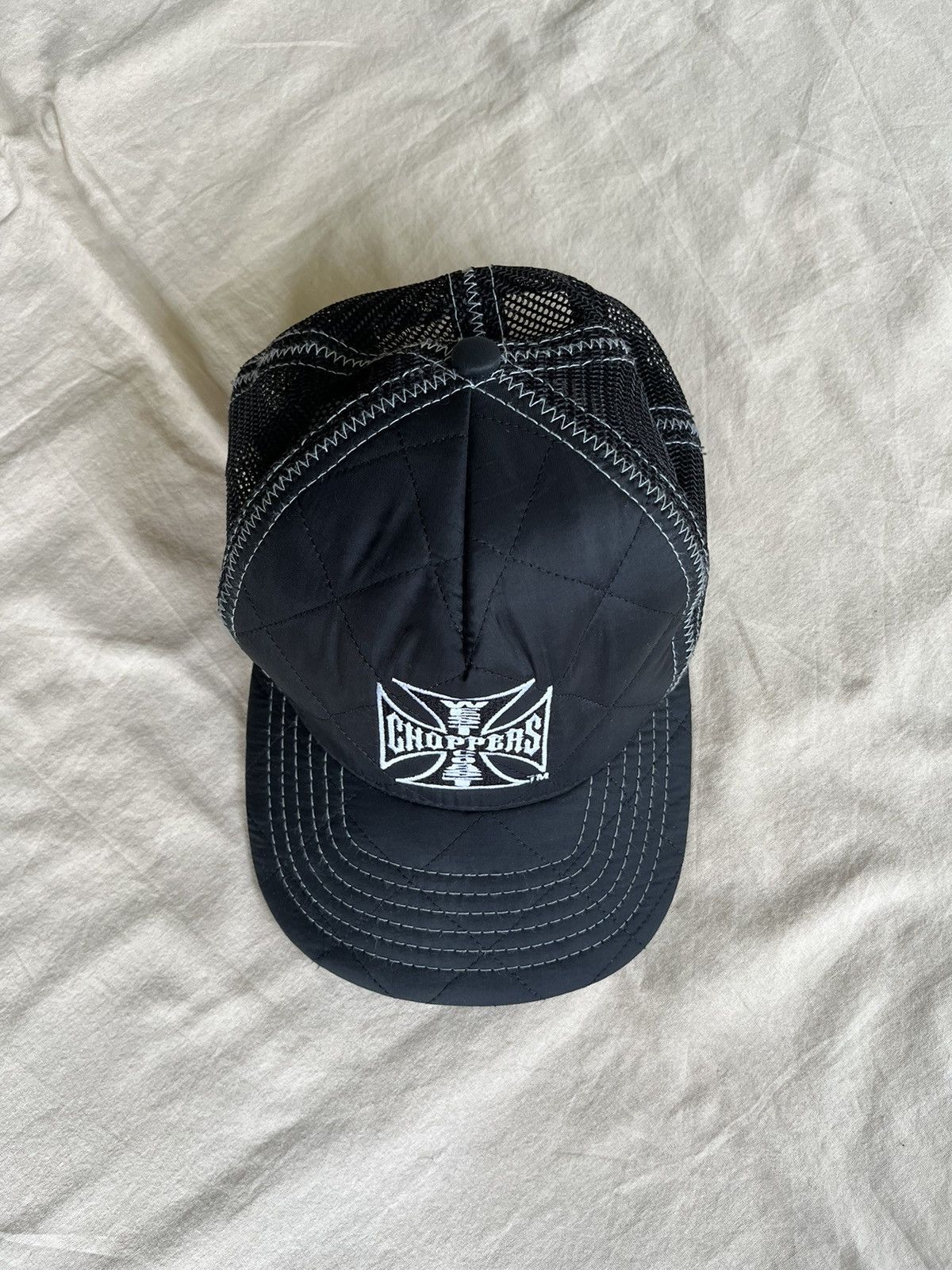 West Coast Choppers West Coast Choppers Quilted Trucker Hat Cap Size ONE SIZE - 8 Thumbnail