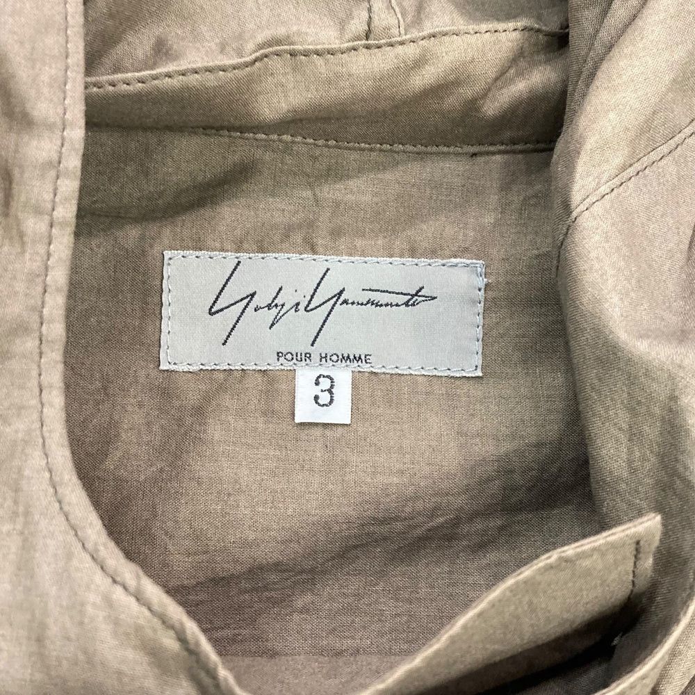 Yohji Yamamoto Yohji Yamamoto pour homme/HG-B66-049 Hooded shirt Size US L / EU 52-54 / 3 - 7 Thumbnail