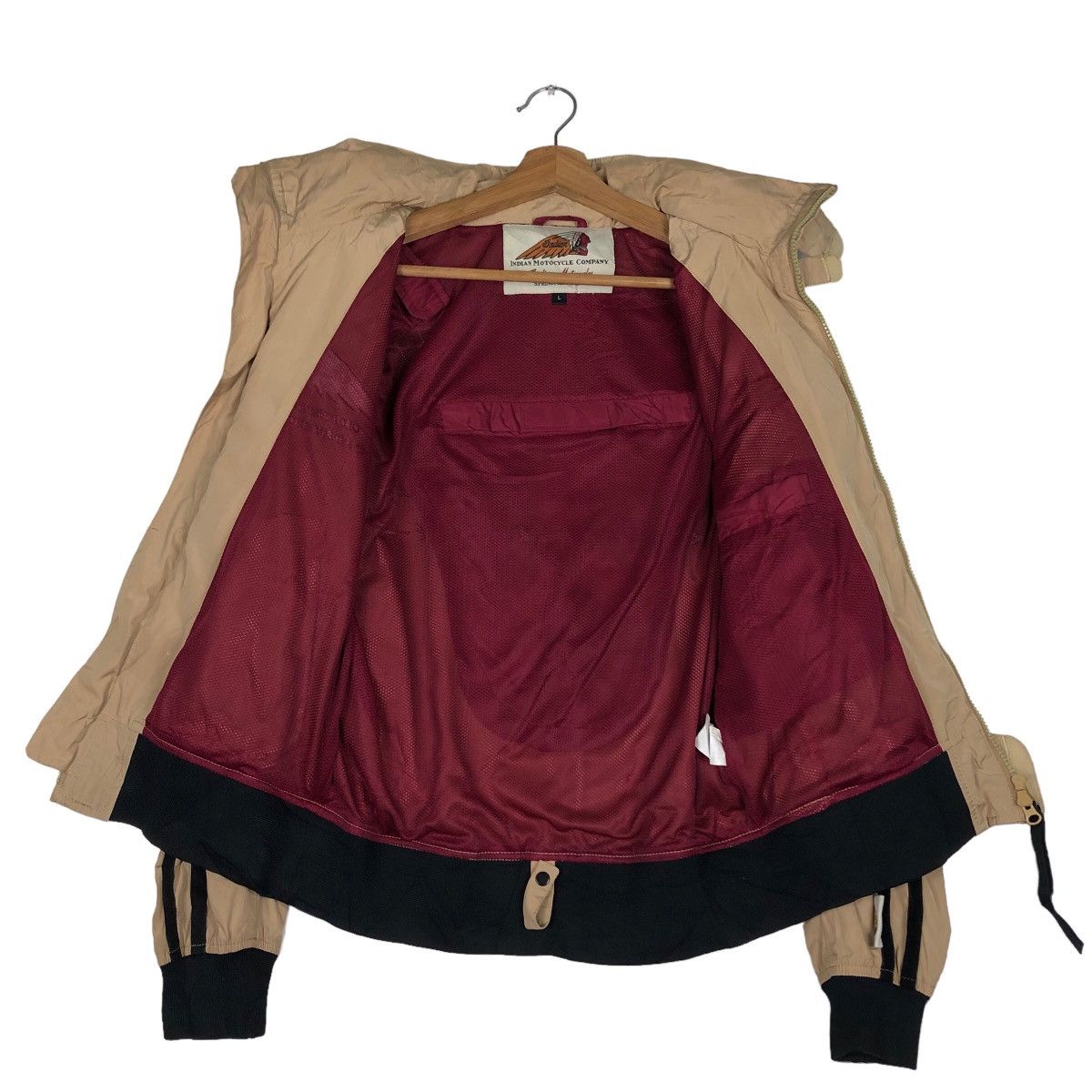 Indian Motorcycle 🔥Vintage Indian Motorcycle Bomber Jacket Big Logo Size US L / EU 52-54 / 3 - 11 Thumbnail