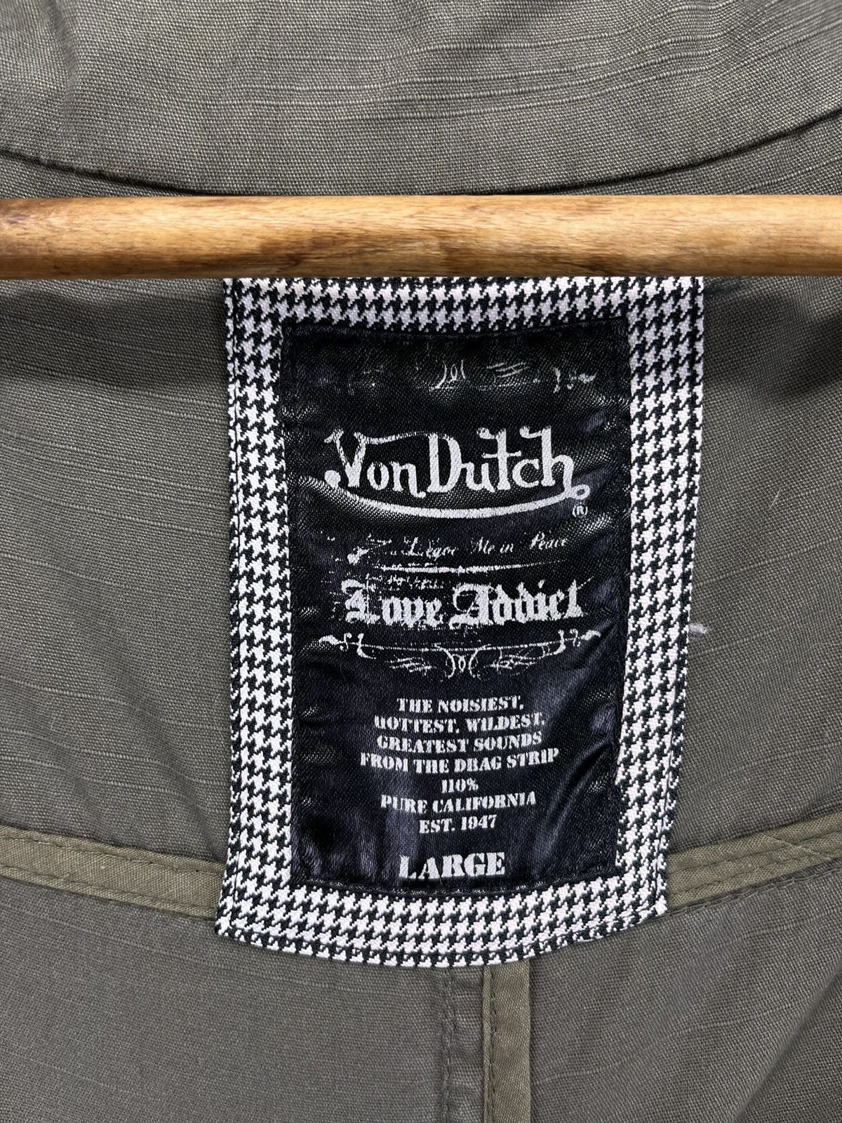Von Dutch Vintage Von Dutch Love Addict Military Punk Parka Jacket Size L / US 10 / IT 46 - 7 Thumbnail
