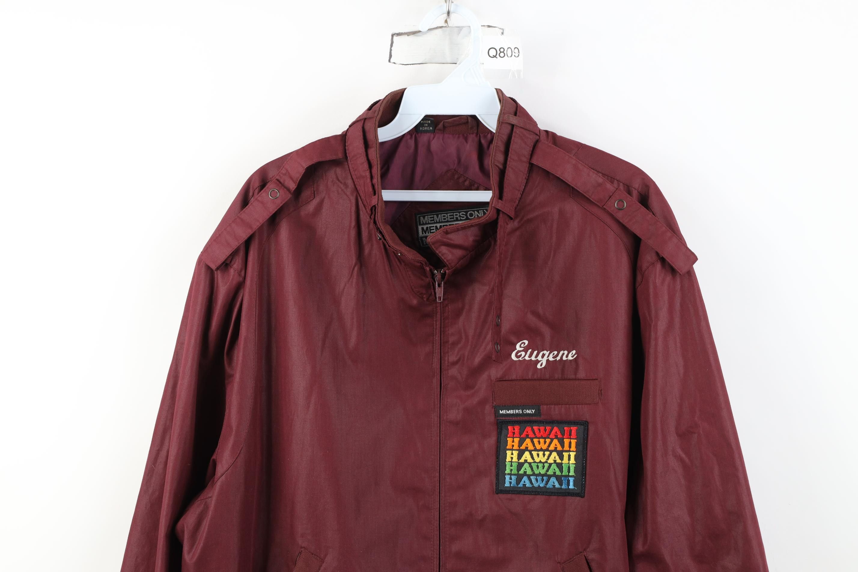 Members Only Vintage 80s Members Only Hawaii Cafe Racer Bomber Jacket Size US XXL / EU 58 / 5 - 2 Thumbnail