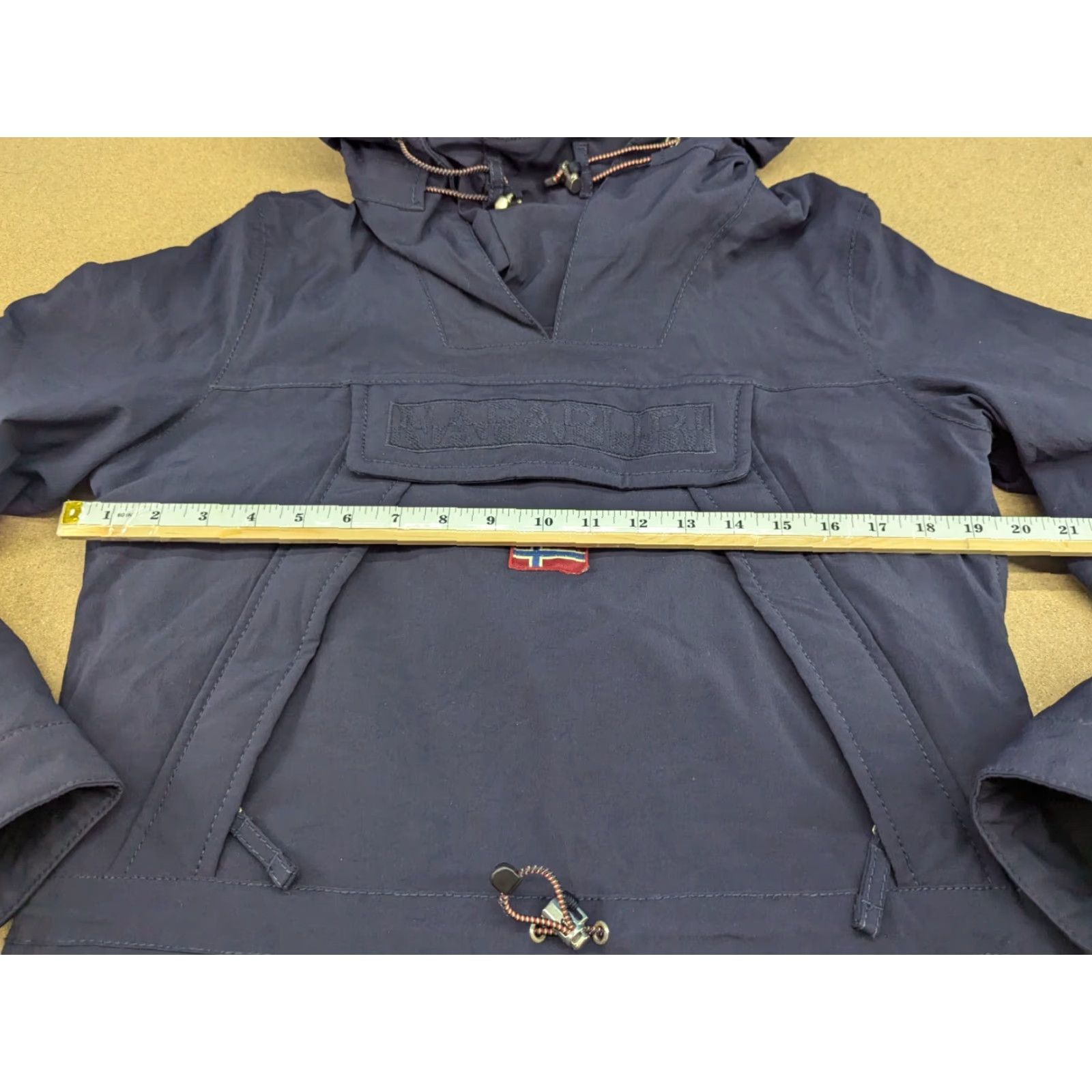 Napapijri Napapijri Skidoo Womens Anorak Jacket M Hooded Thermal Warm Winter Blue Jacket Women Medium Blue Womens) Size M / US 6-8 / IT 42-44 - 5 Thumbnail