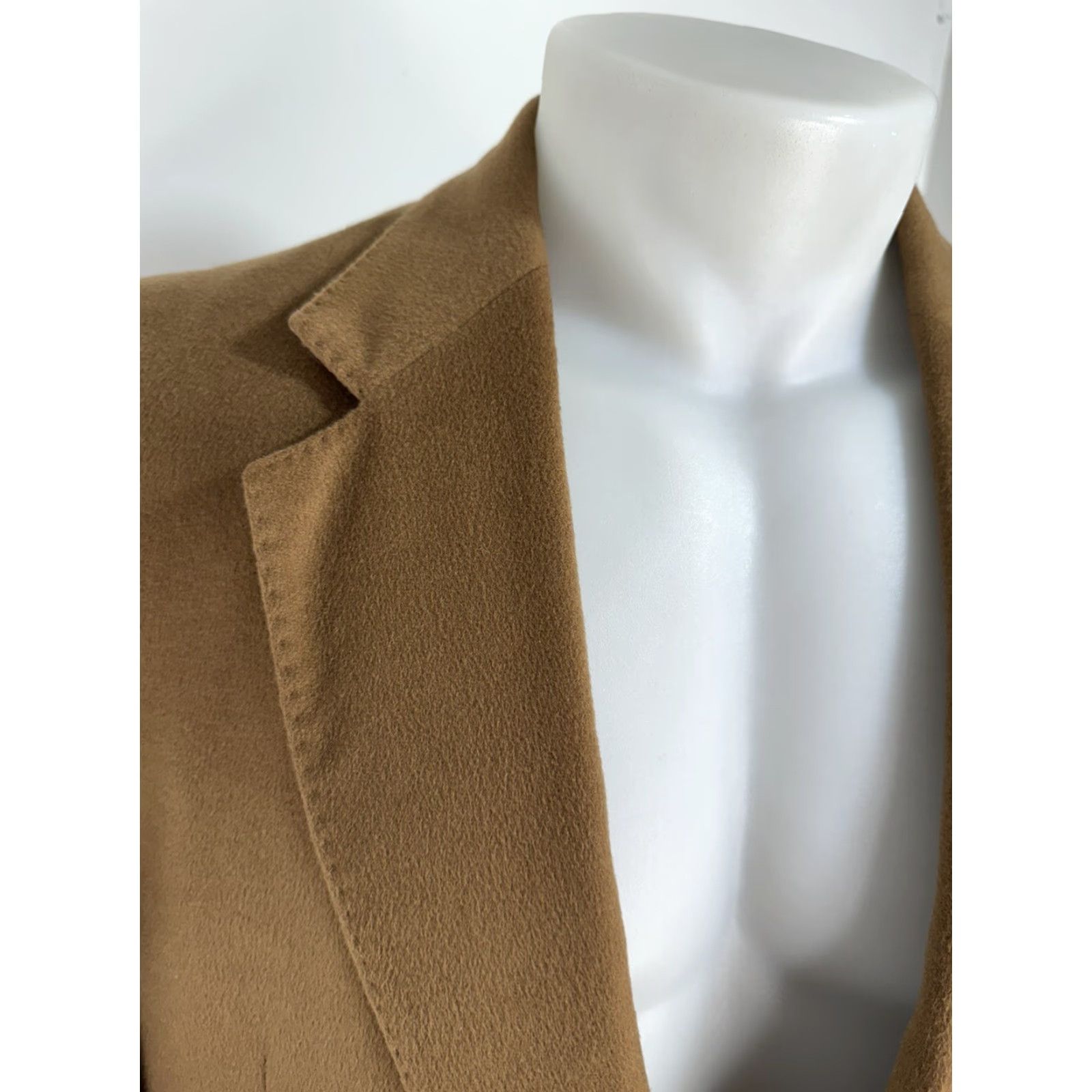 Vintage COPPLEY Cashmere Mens 42 Blazer Jacket Big & Tall Brown Coppley Blazer Mens 42 Cashmere Brown Blazer Mens Size 42R - 3 Thumbnail