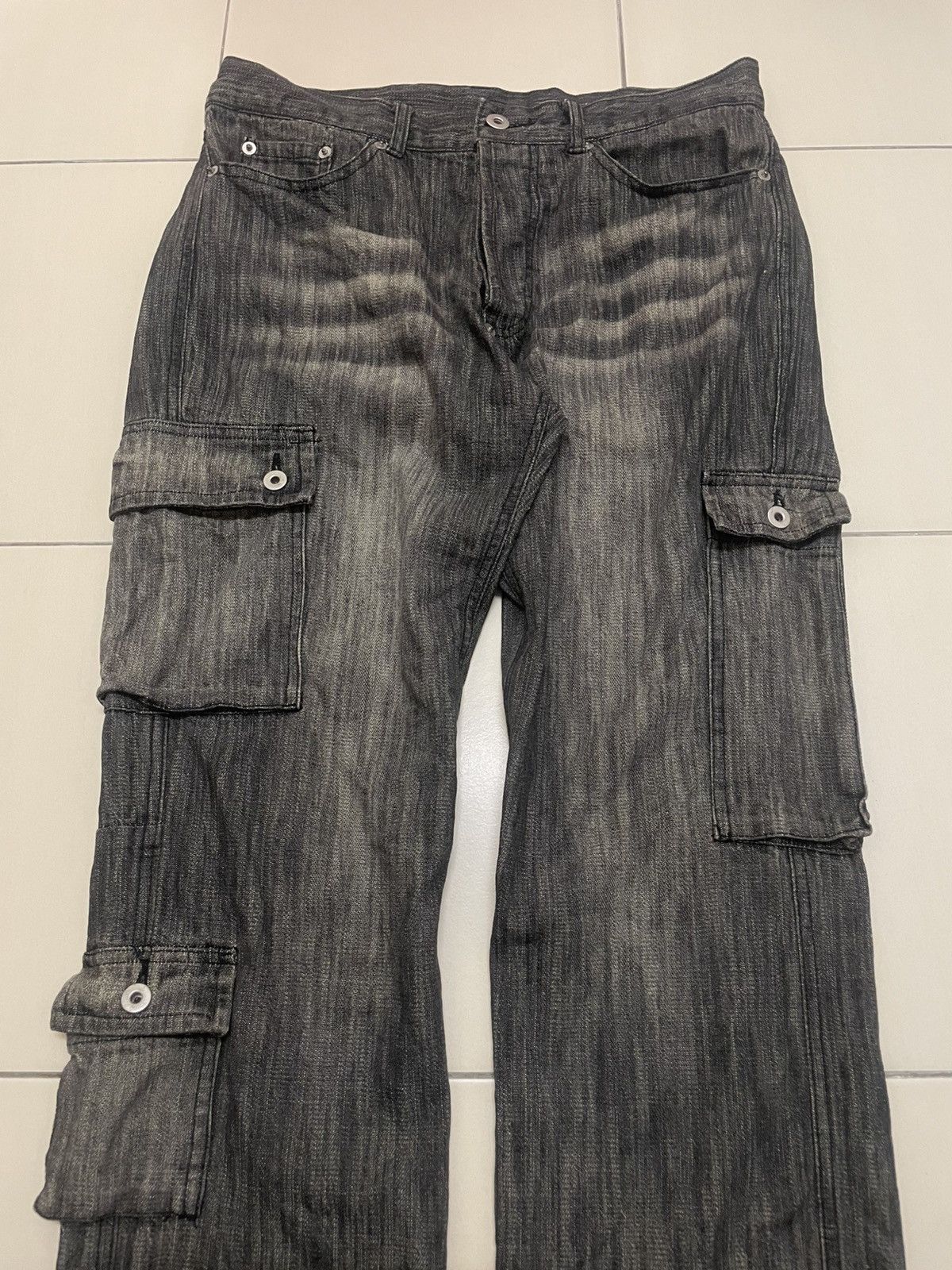 Japanese Brand LAV Cargo Denim Pants Size US 31 - 2 Thumbnail