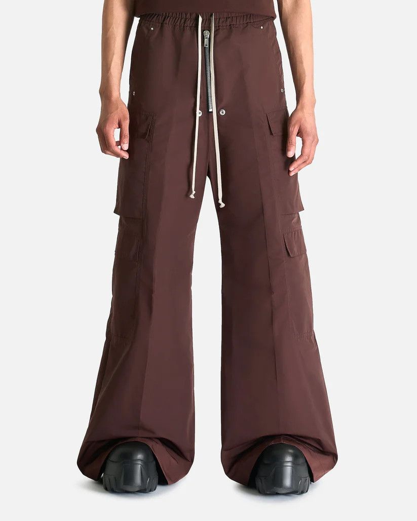 Rick Owens o1s1v1r1oon0825 Cargo Belas in Dark Brown Size US 34 / EU 50 - 1 Thumbnail