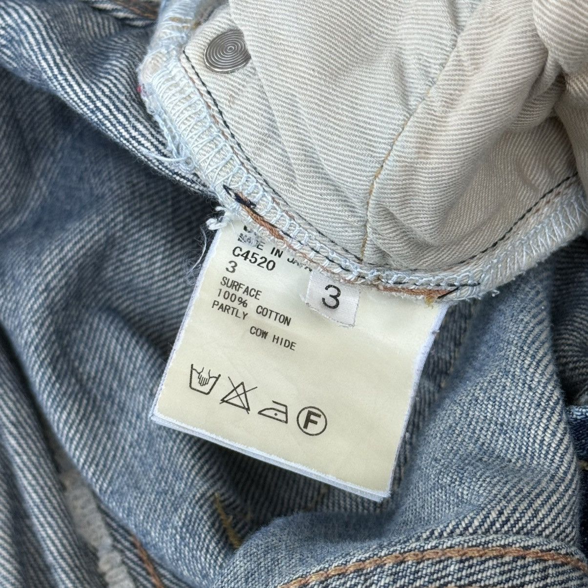 Undercover SS09 “Neoboy” Patti Smith Poem Zip Denim Size US 33 - 9 Thumbnail