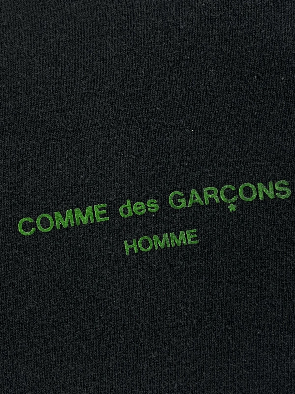 Comme des Garcons SS00 Comme Des Garcons Homme Green Chest Logo Tshirt Size US M / EU 48-50 / 2 - 3 Thumbnail