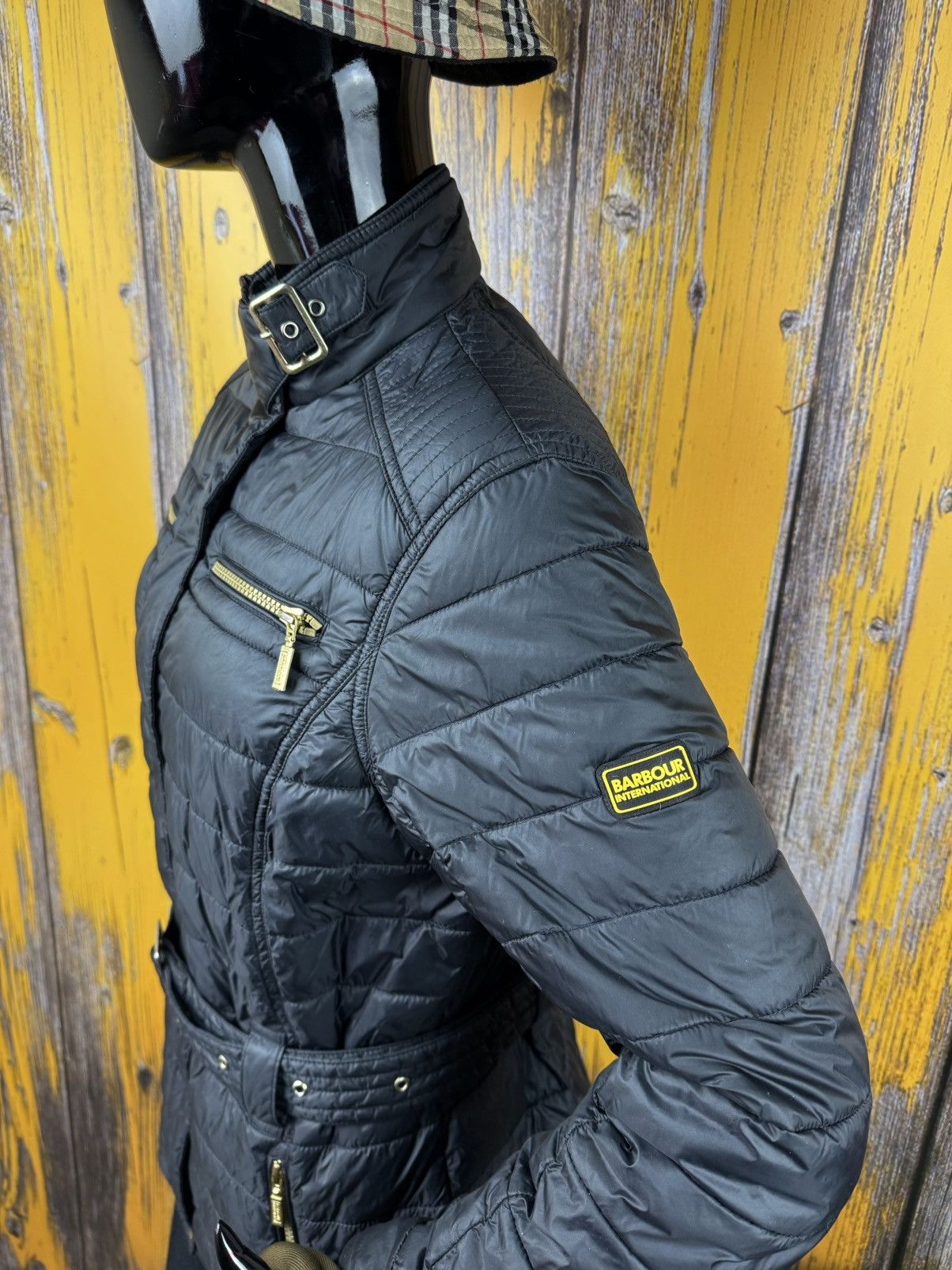 Barbour Barbour International Fibre Down Jacket Bomber England 🏴󠁧󠁢󠁥󠁮󠁧󠁿 Size L / US 10 / IT 46 - 2 Thumbnail
