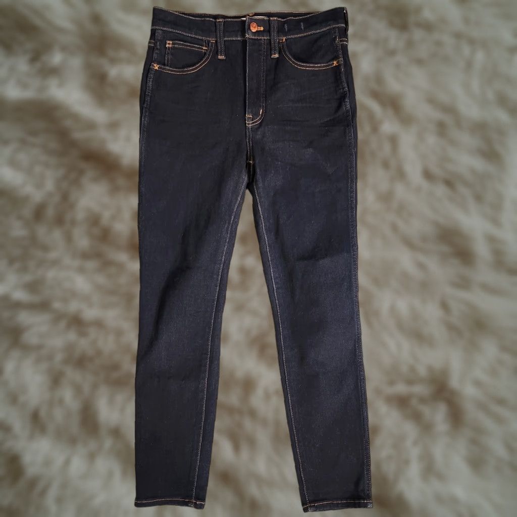 Madewell Madewell Roadtripper Jeggings Jeans Women’s 27 Blue Dark Wash Denim Jeans Slim 5-Pocket Womens (Pre-owned) Size 28" / US 6 / IT 42 - 1 Thumbnail