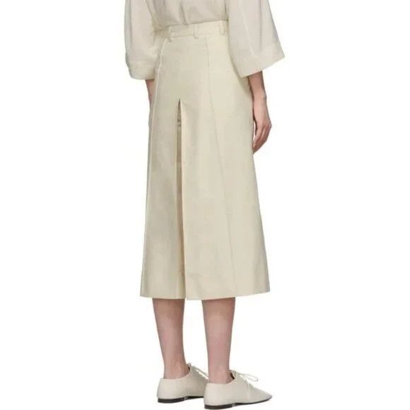 Lemaire Lemaire Linen Pleated Shorts Size 34 2 XS Womens Off-White Size 26" / US 2 / IT 38 - 14 Thumbnail