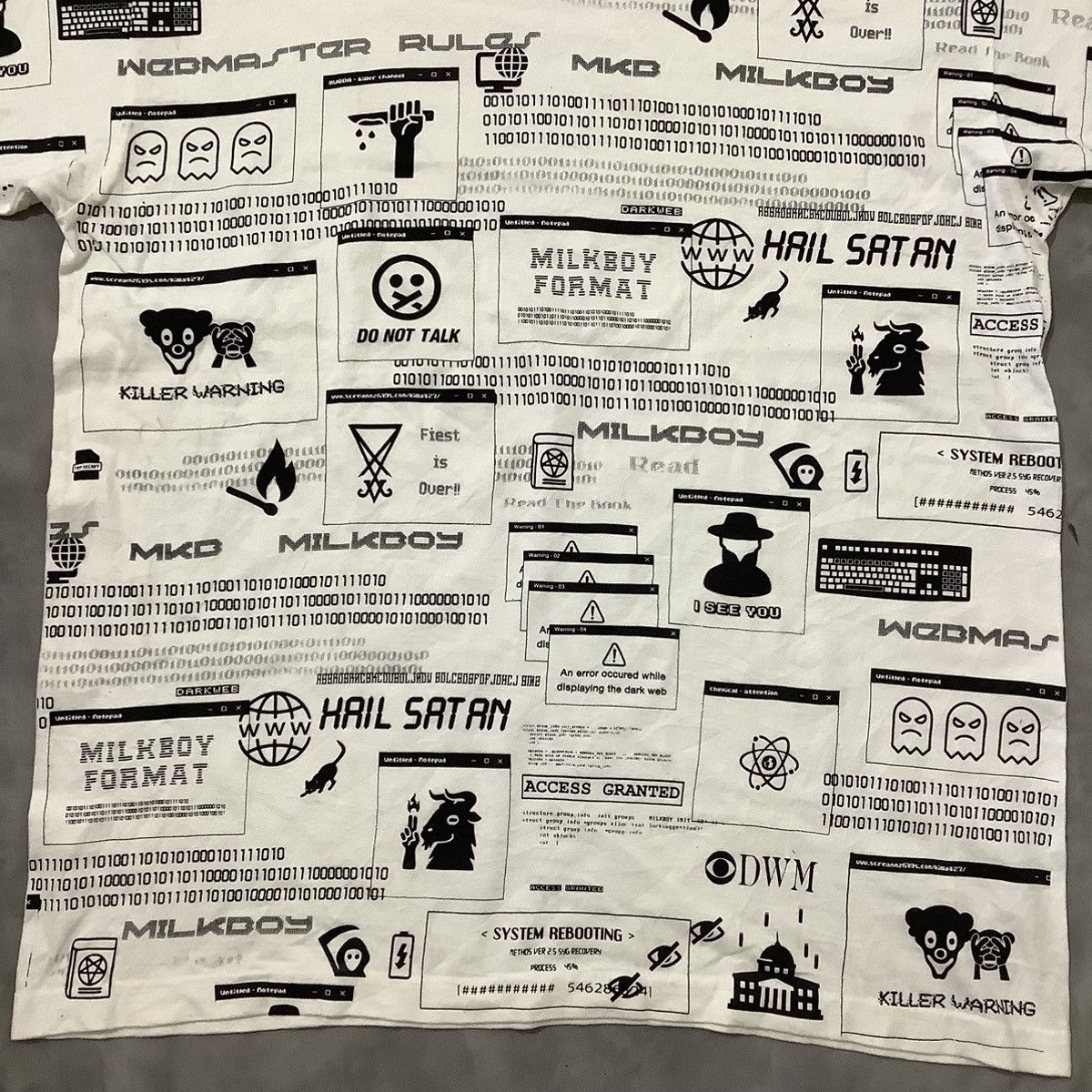 20471120 × Japanese Brand Archive Milkboy Webmaster Rules Size US XXL / EU 58 / 5 - 5 Thumbnail