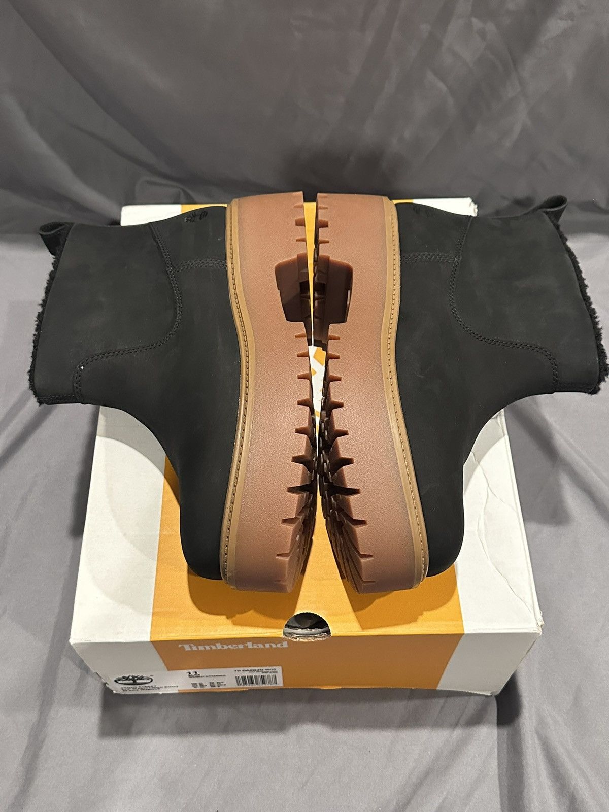 Timberland Timberland Stone Street Mid Warm Lined Boots Black Nubuck 11 Size US 11 / IT 41 - 6 Thumbnail