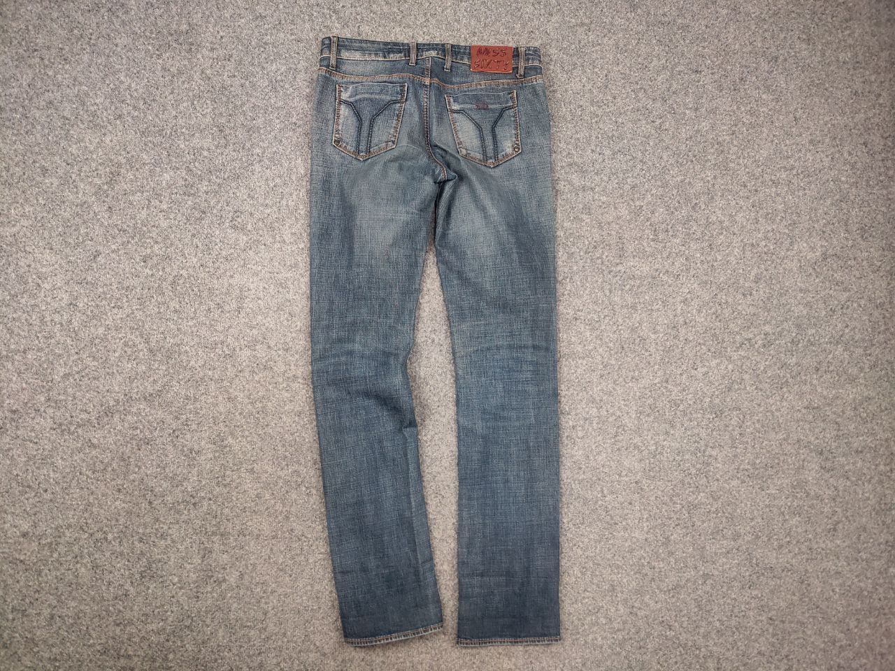 Miss Sixty Vintage Miss Sixty Y2K Style Eden Faded Denim Straight Jeans Size 31" - 10 Thumbnail