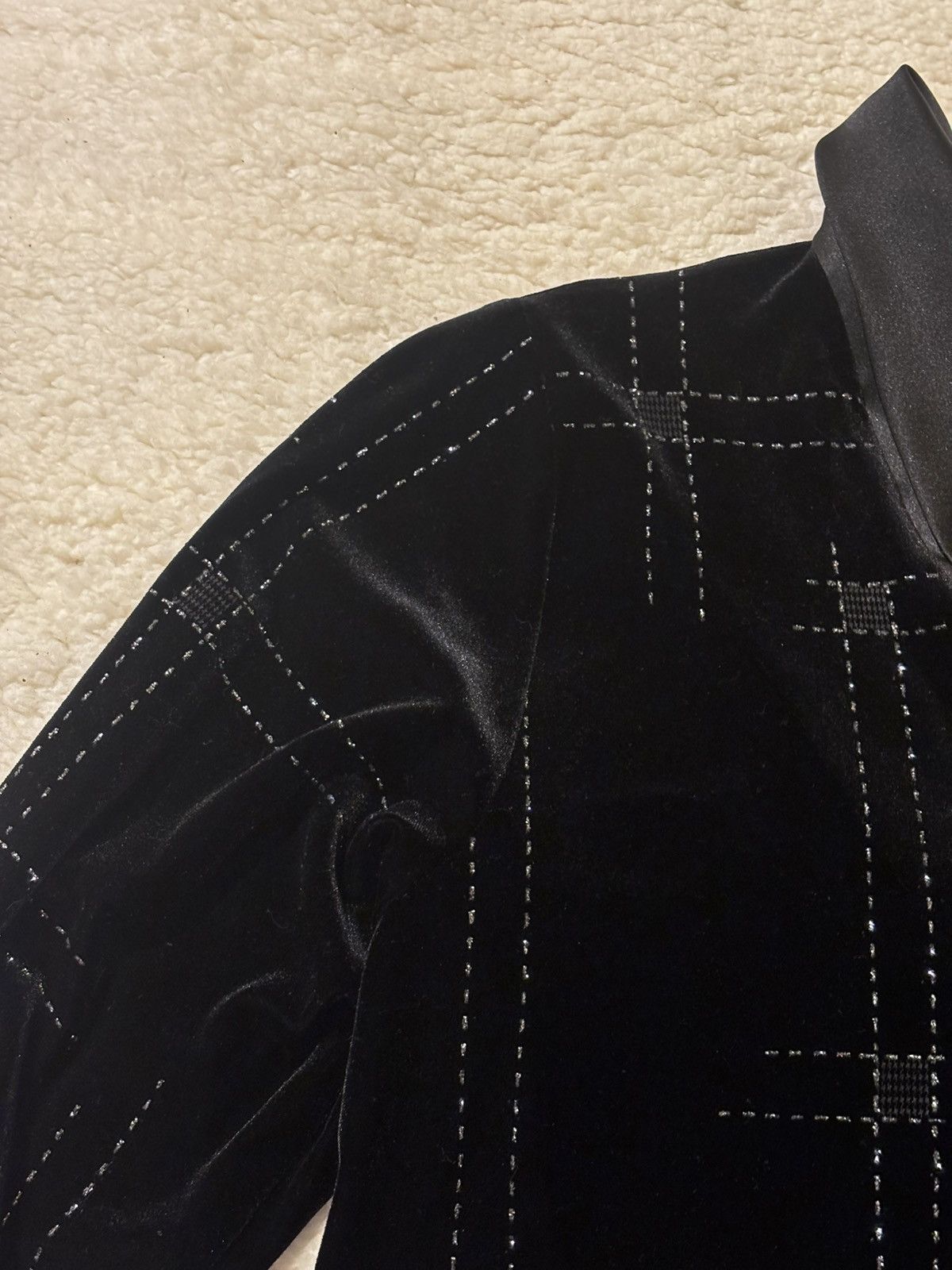 Other Women’s black velvet Top0826 Size L / US 10 / IT 46 - 5 Thumbnail