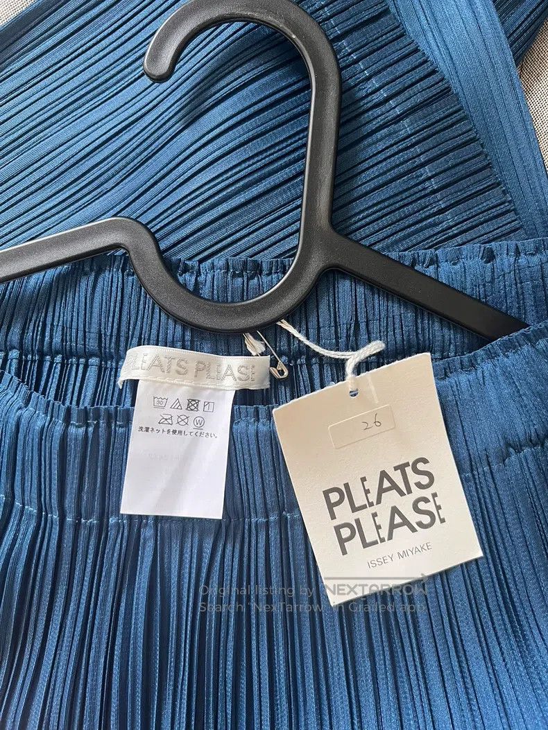 Issey Miyake Issey Miyake Blue Pants Size 25" / US 0 / IT 36 - 5 Thumbnail