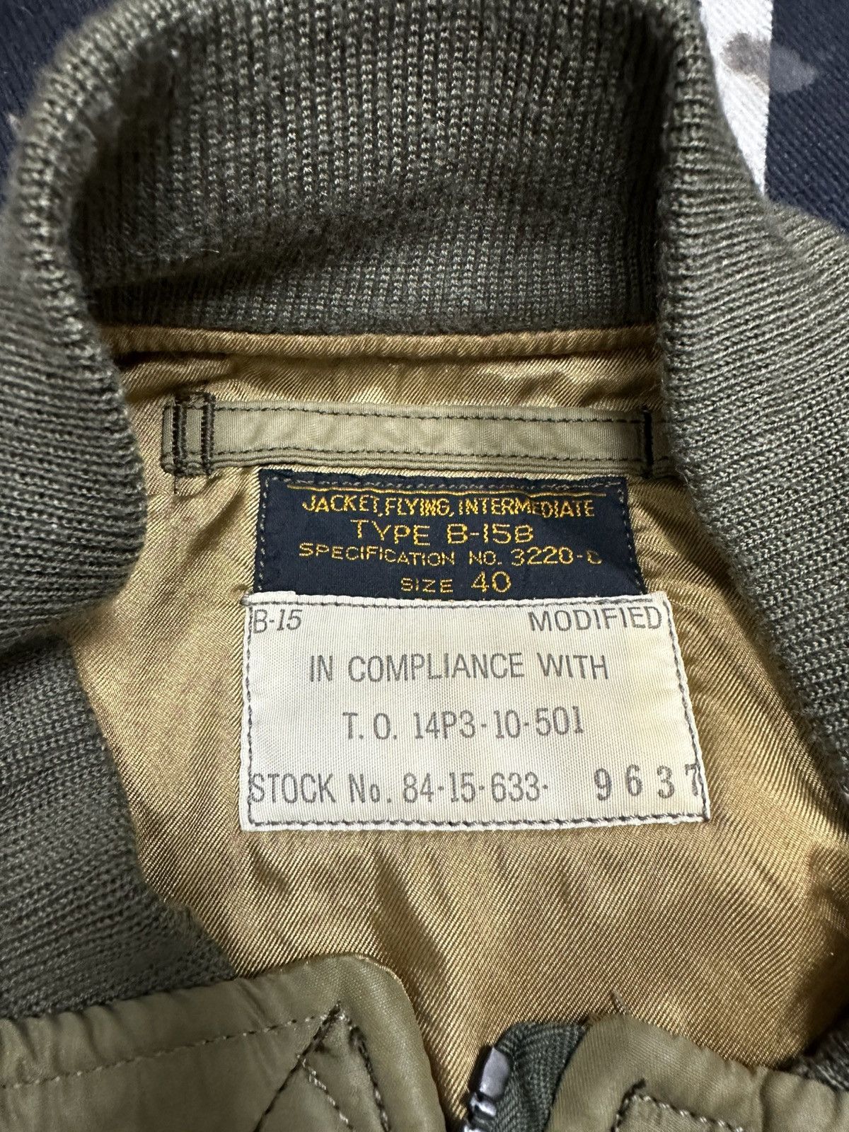 Buzz Rickson's × Toyo Enterprises Buzz Rickson Flying Jacket Type B-15B Riri Size US L / EU 52-54 / 3 - 8 Thumbnail