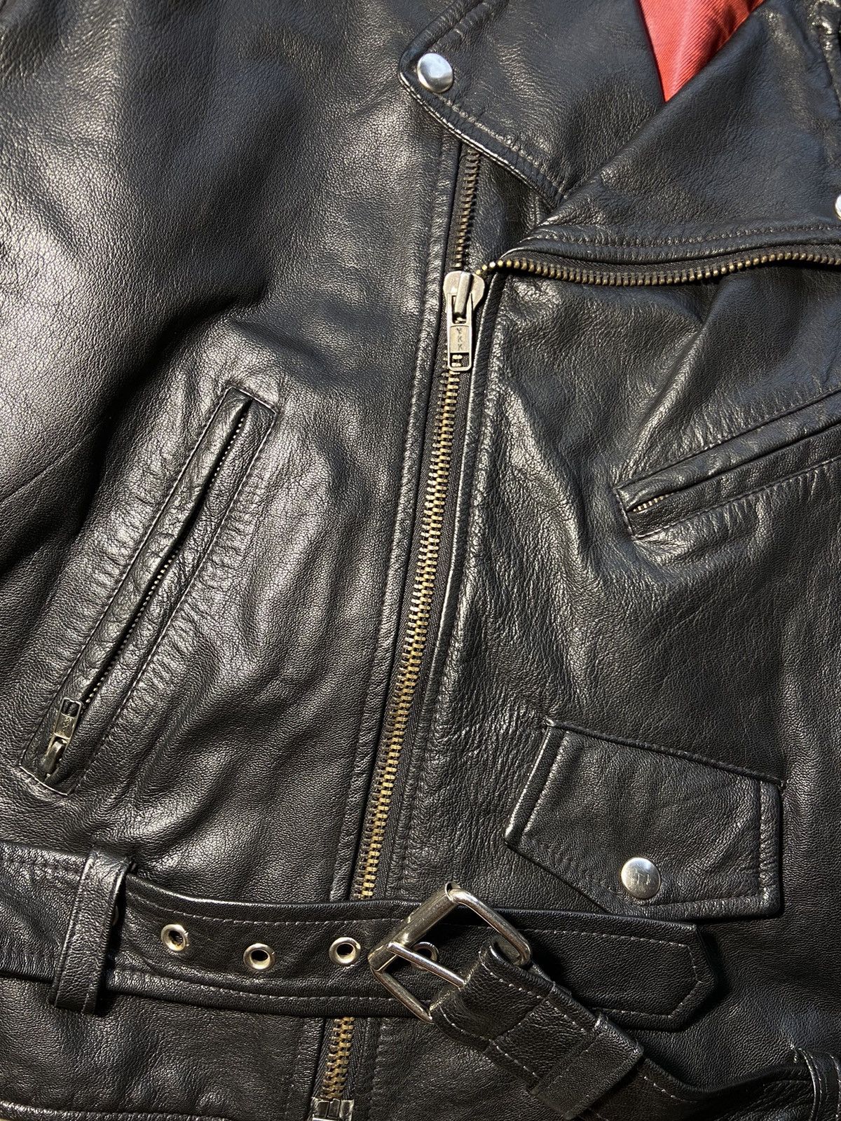 Nice leather jacket vintage 00s motorcycle jacket