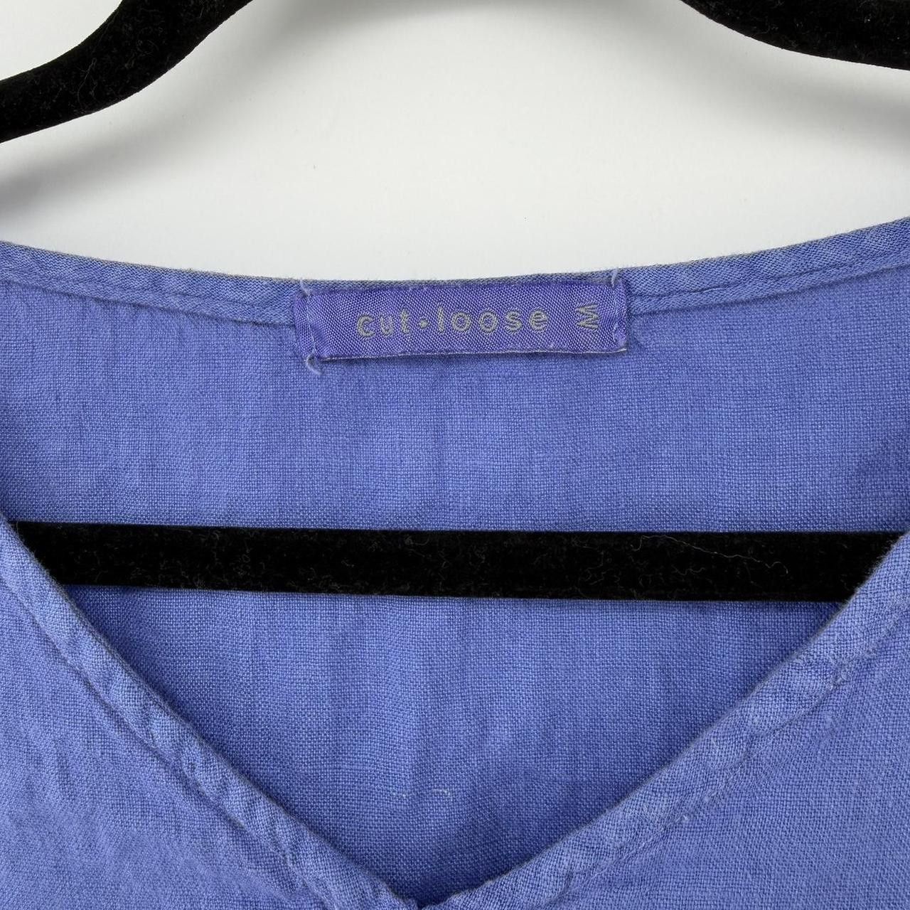 The Unbranded Brand Cut Loose blue linen dress Size M Size M / US 6-8 / IT 42-44 - 4 Thumbnail