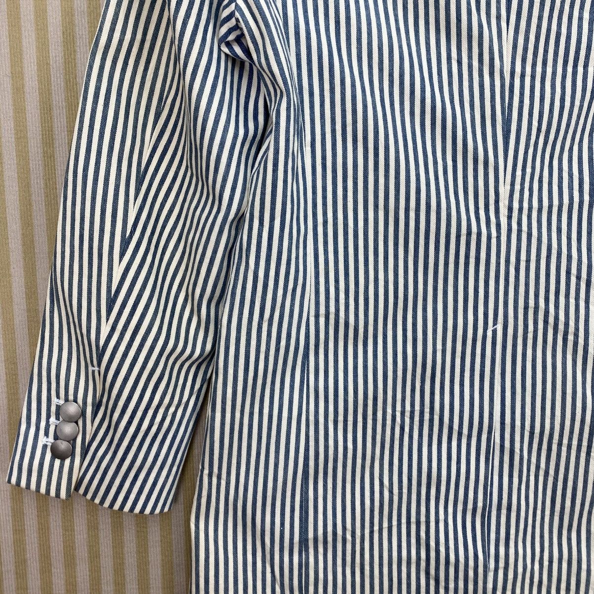 45rpm 🫶Japanese Brand Beauty & Youth Stripe Hikory Style Jacket Size US S / EU 44-46 / 1 - 7 Thumbnail