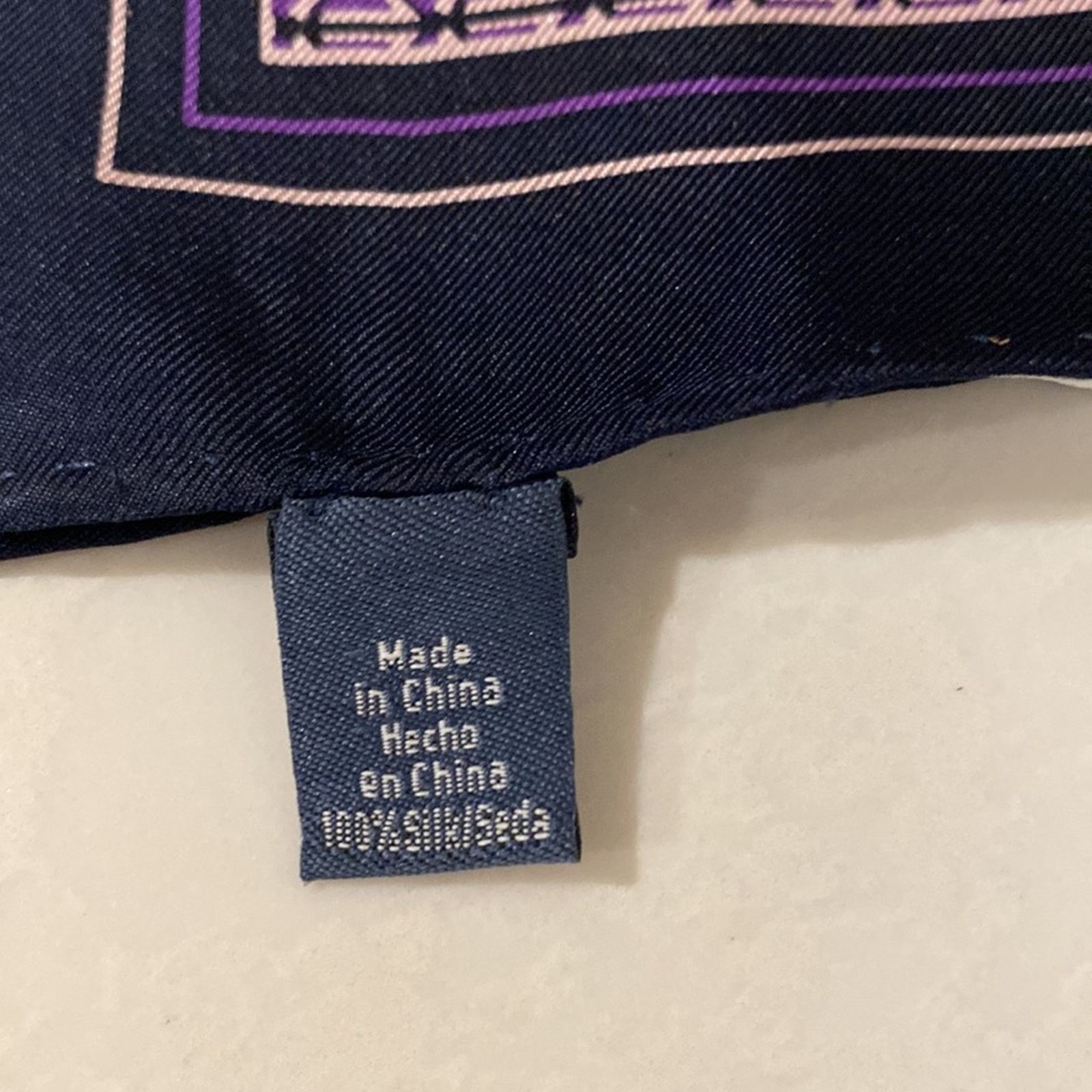 Other Ryan Seacrest Distinction purple blue pocket square silk Size ONE SIZE - 2 Thumbnail