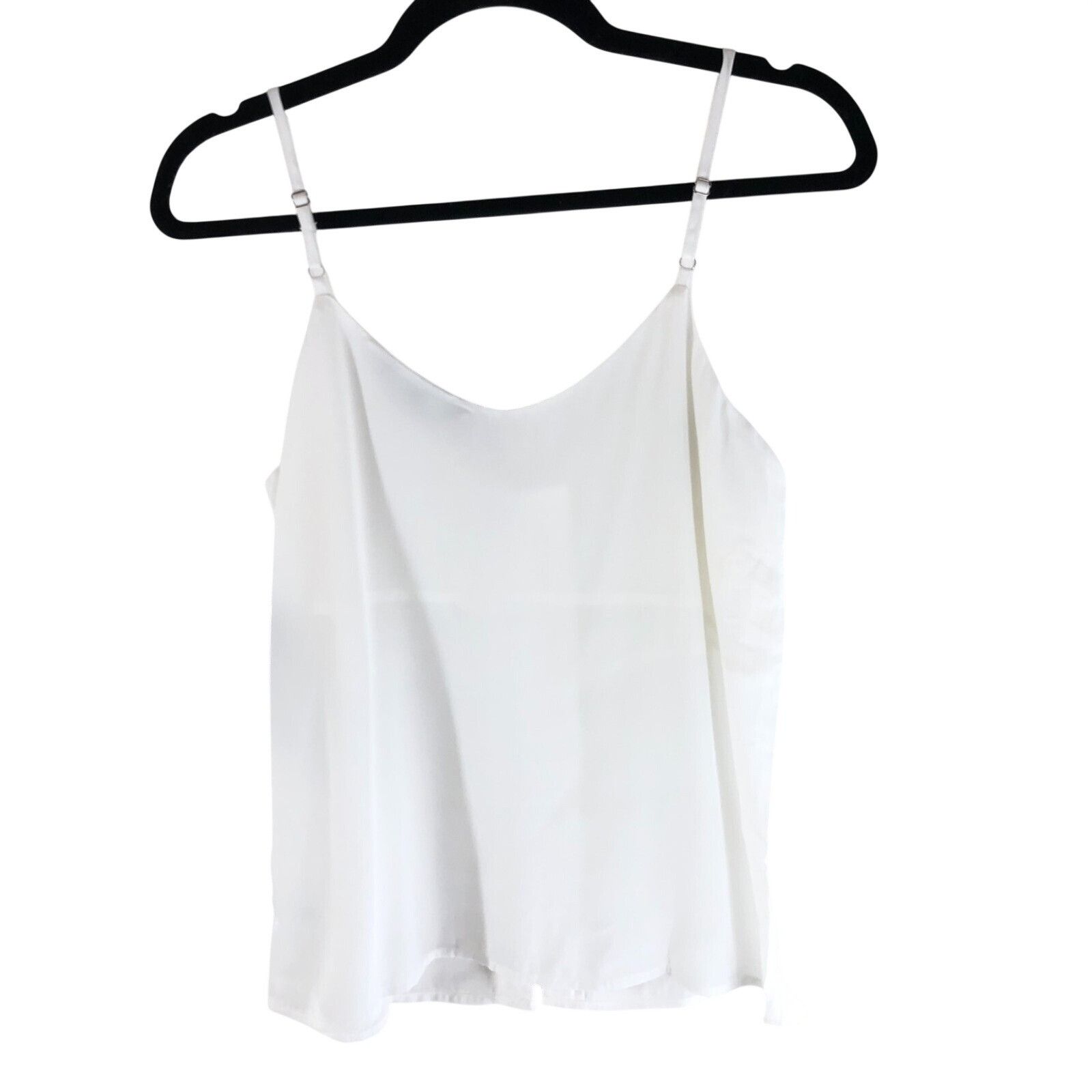 Lulus Lulus Must Be Love White Button-Front Cami Top Sleeveless M Size M / US 6-8 / IT 42-44 - 2 Thumbnail