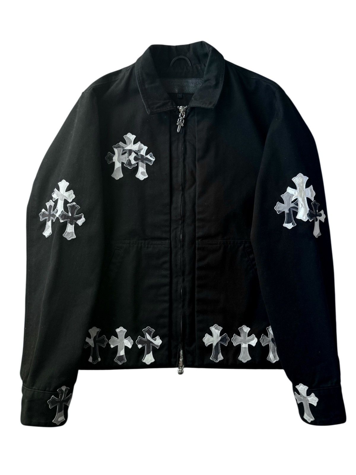 Chrome Hearts Chrome Hearts VIP Exclusive Camo Silver Patch Work Jacket Size US M / EU 48-50 / 2 - 2 Thumbnail