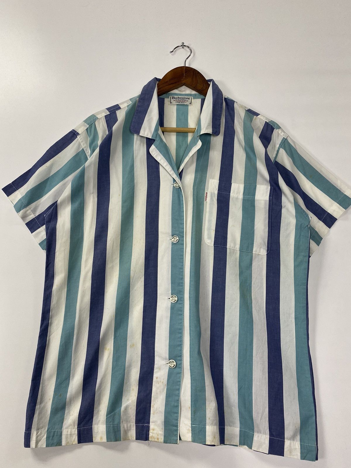 Budweiser × Vintage Vintage Budweiser button up Size US L / EU 52-54 / 3 - 2 Thumbnail