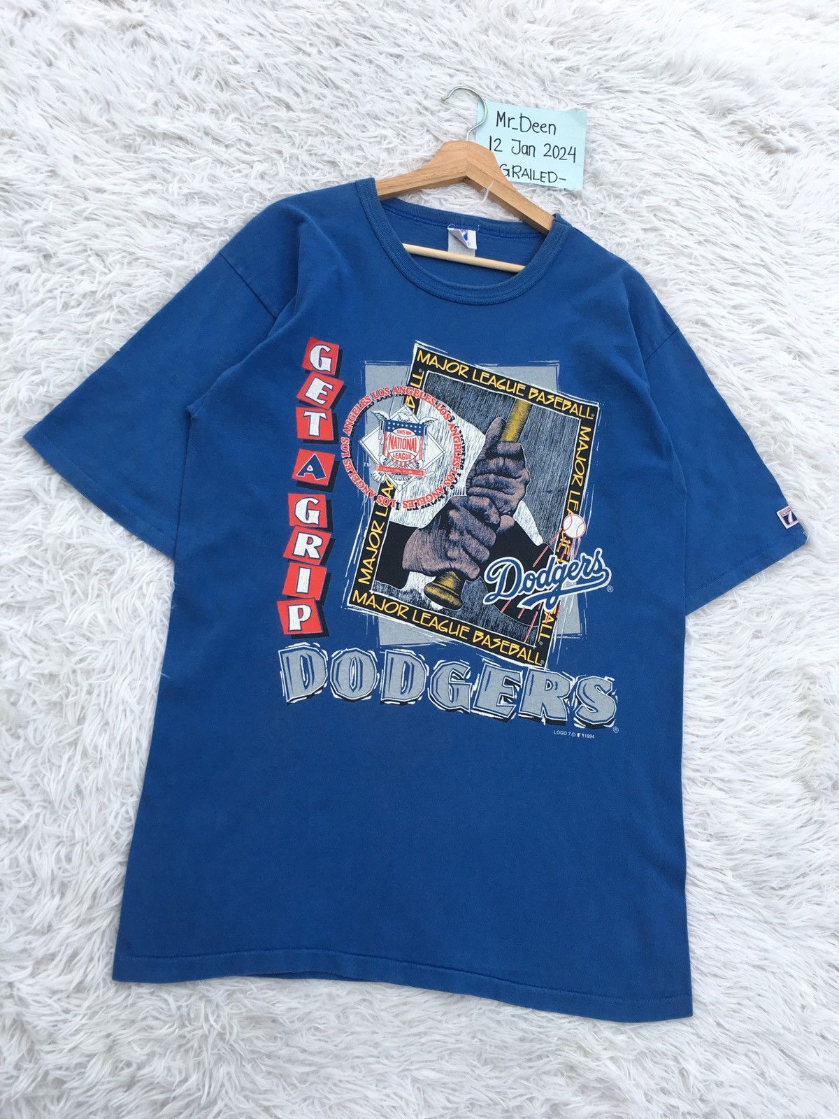 MLB Rare Vintage MLB LA Dodgers National League Tshirt Size US L / EU 52-54 / 3 - 2 Thumbnail