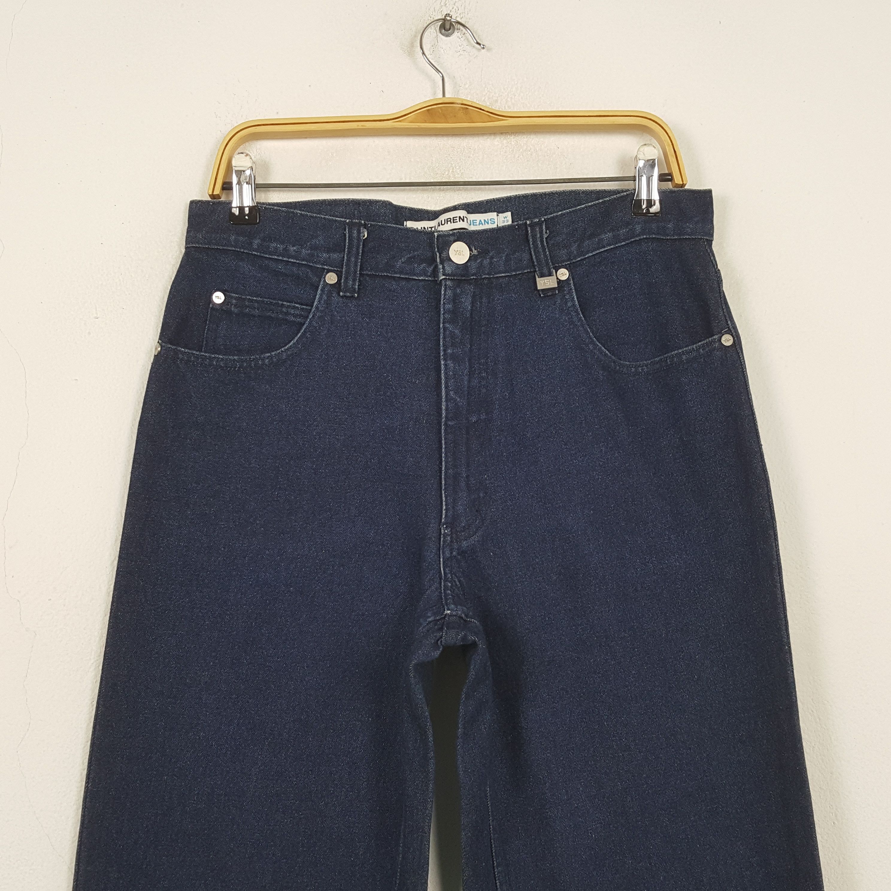 Designer × Vintage Vintage SAINT LAURENT Italian Fashion Brand Jeans C280N33 Size US 32 / EU 48 - 2 Thumbnail