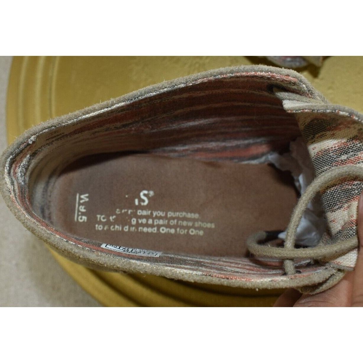 Toms Toms Womens Desert Ankle Bootie Wedge Lace Up Brown Suede Ca Size US 9.5 / IT 39.5 - 8 Thumbnail
