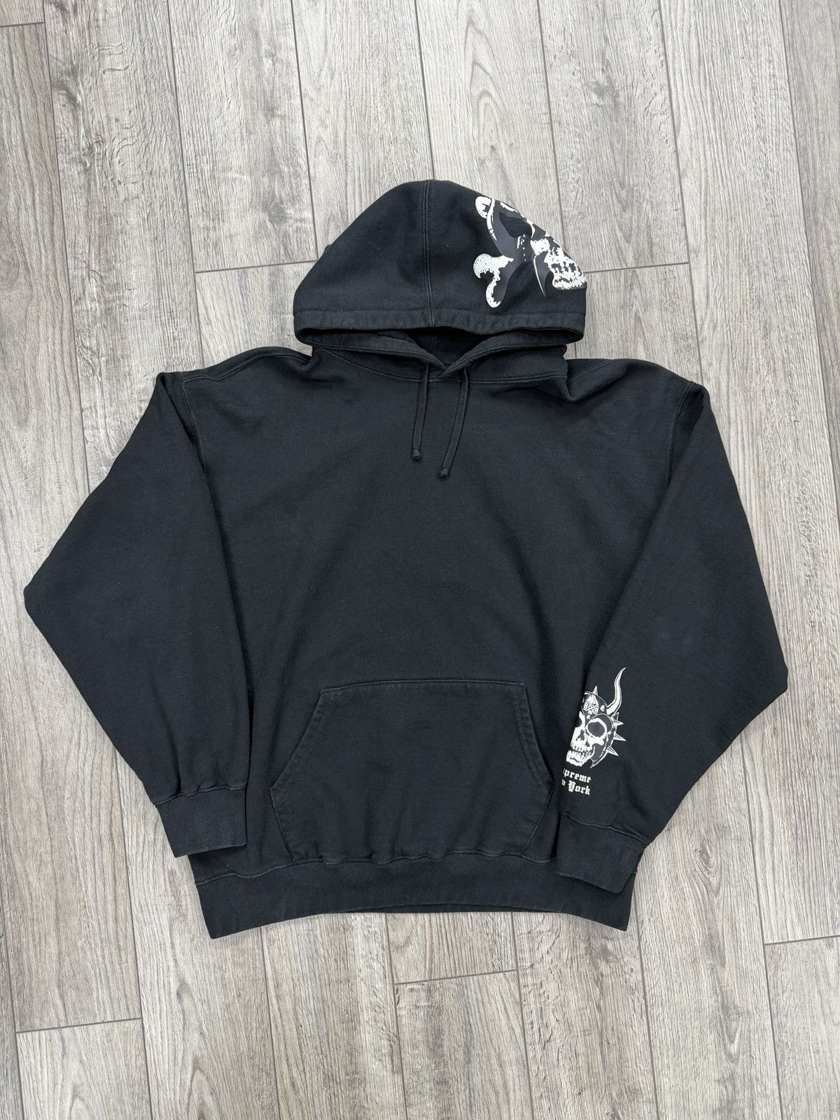 Bounty Hunter × Supreme Supreme Bounty Hunter Black Hoodie FW23 Size US XL / EU 56 / 4 - 1 Thumbnail