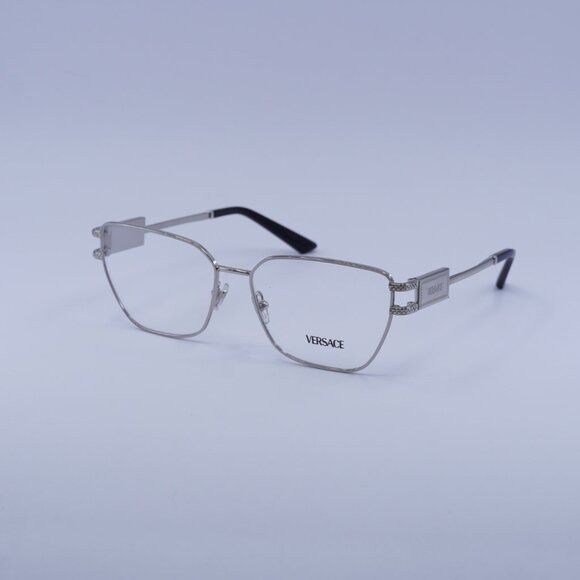 Versace Versace VE1301 1000 Eyeglasses Silver 57mm Cat Eye Frame Size ONE SIZE - 6 Thumbnail