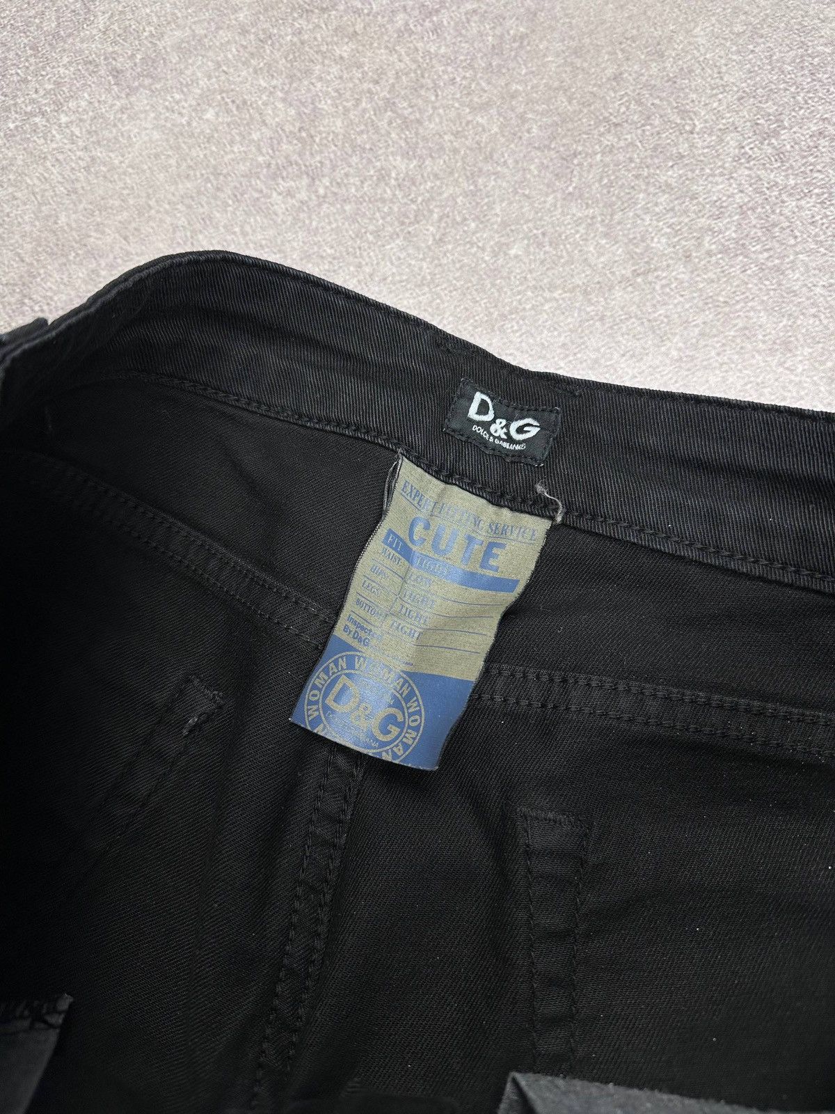 Dolce & Gabbana Vintage Dolce Gabbana Pocket Logo Pants Jeans 26 Womans Size 26" / US 2 / IT 38 - 7 Thumbnail