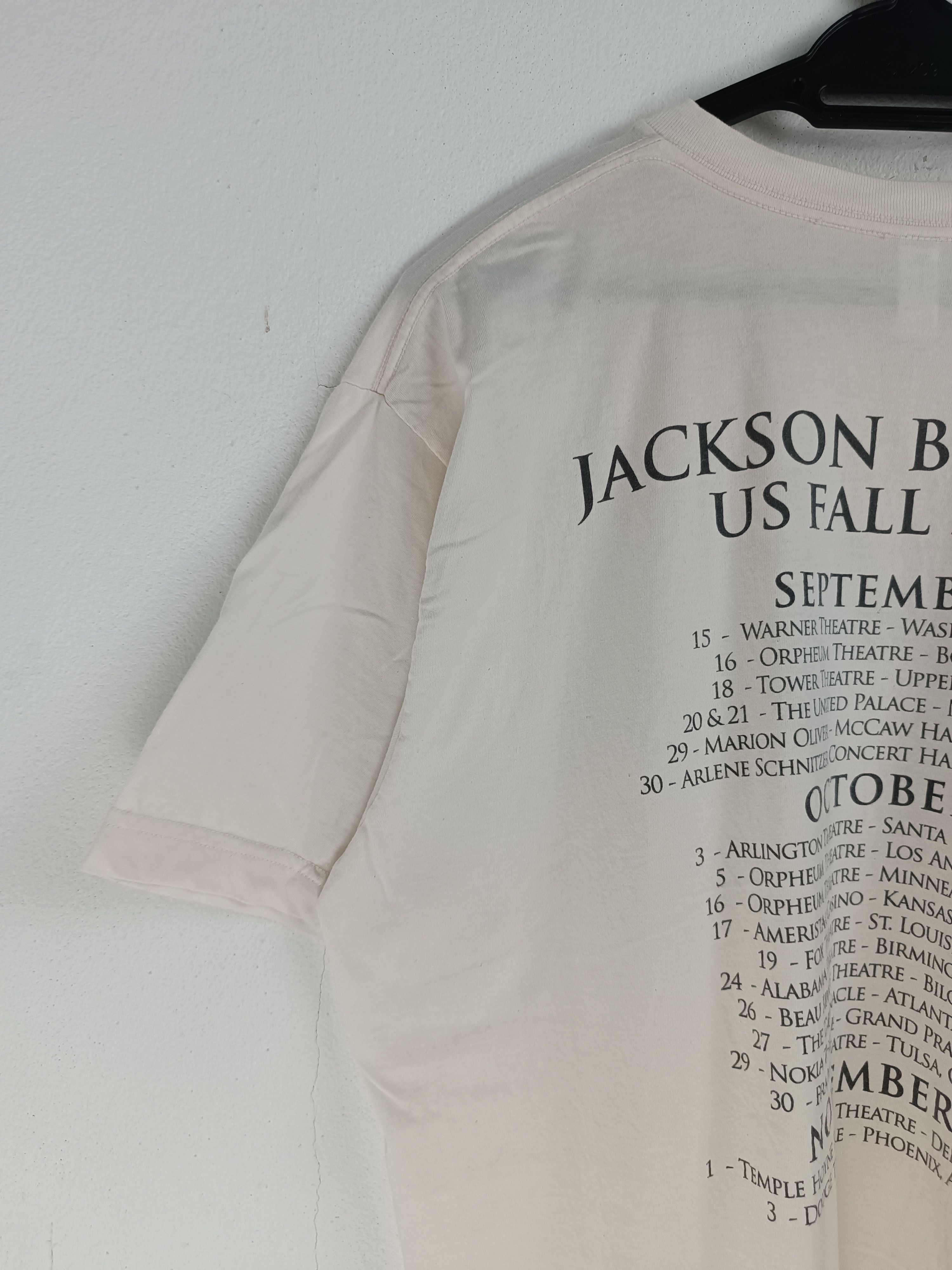 Band Tees VINTAGE 08 JACKSON BROWNE TOUR US springsteen neil young Size US L / EU 52-54 / 3 - 14 Thumbnail