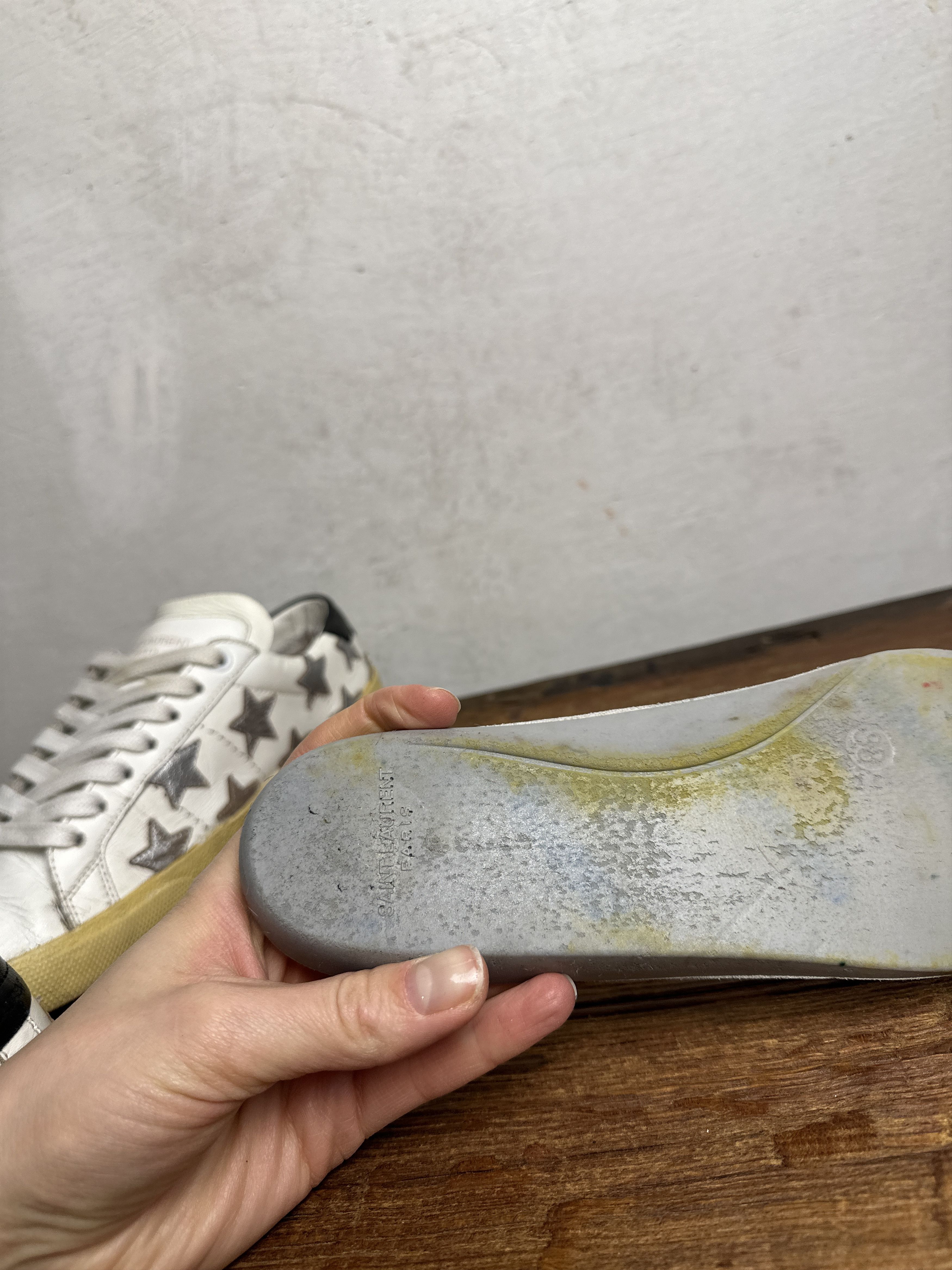 Saint Laurent Paris Saint Laurent Paris Star Court Classic California Sneakers Size US 8 / IT 38 - 10 Thumbnail