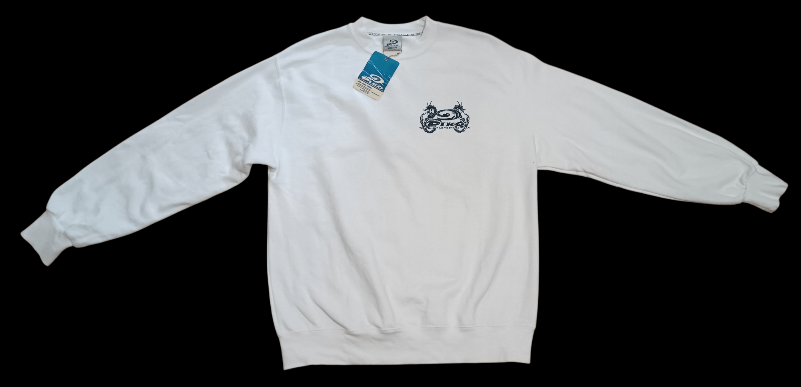 Vintage PIKO HAWAIIAN LONGBOARD WEAR DRAGON LOGO SWEATSHIRT Size US M / EU 48-50 / 2 - 1 Thumbnail