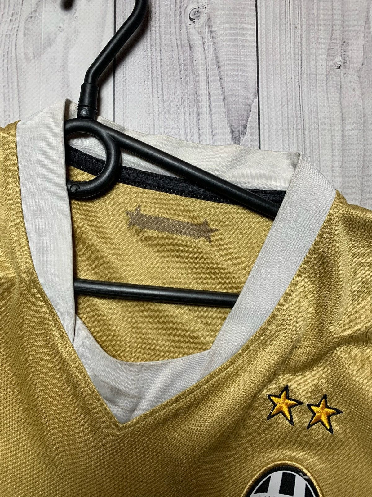 Nike × Vintage Vintage Nike Juventus gold soccer jersey size L away Size US L / EU 52-54 / 3 - 5 Thumbnail