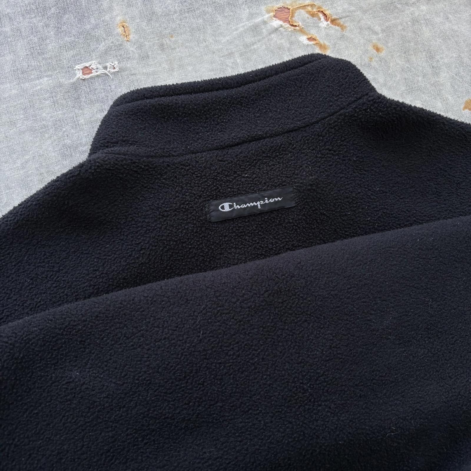 Champion Vintage 90s Champion Arkansas Razorbacks Black Fleece Vest Size US XL / EU 56 / 4 - 7 Thumbnail