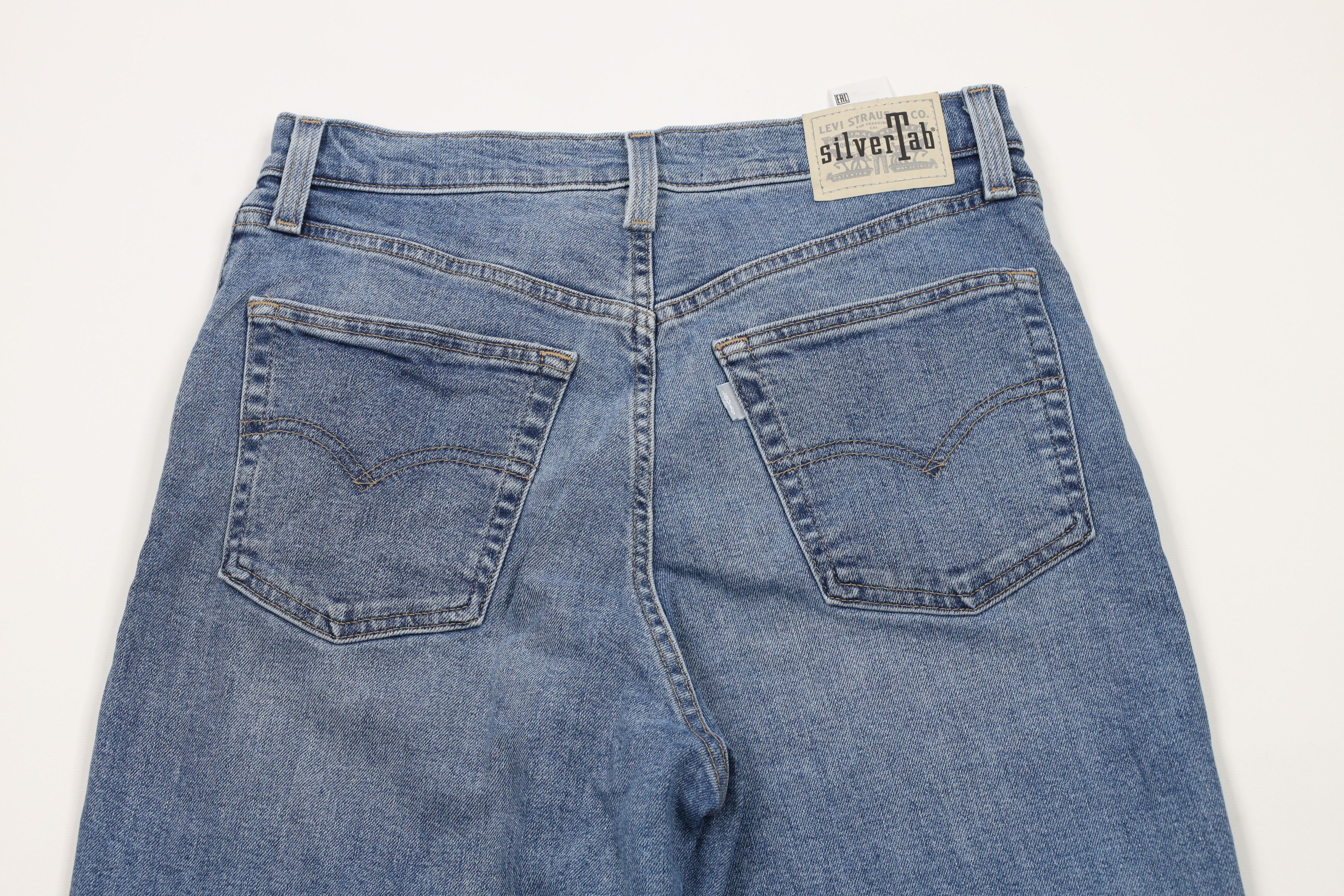 Levi's × Vintage Vintage Y2K Levis SilverTab Relaxed Fit Mom Jeans Blue Size 29" - 9 Thumbnail
