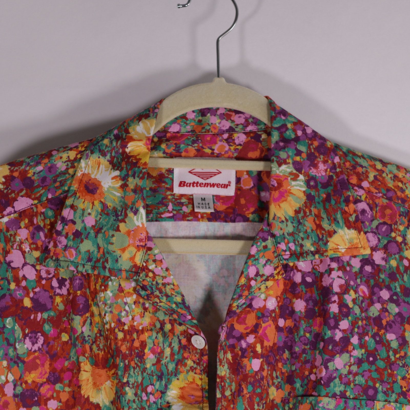 Battenwear Battenwear Topanga Floral Graphic Print Popover Shirt Medium Size US M / EU 48-50 / 2 - 2 Thumbnail