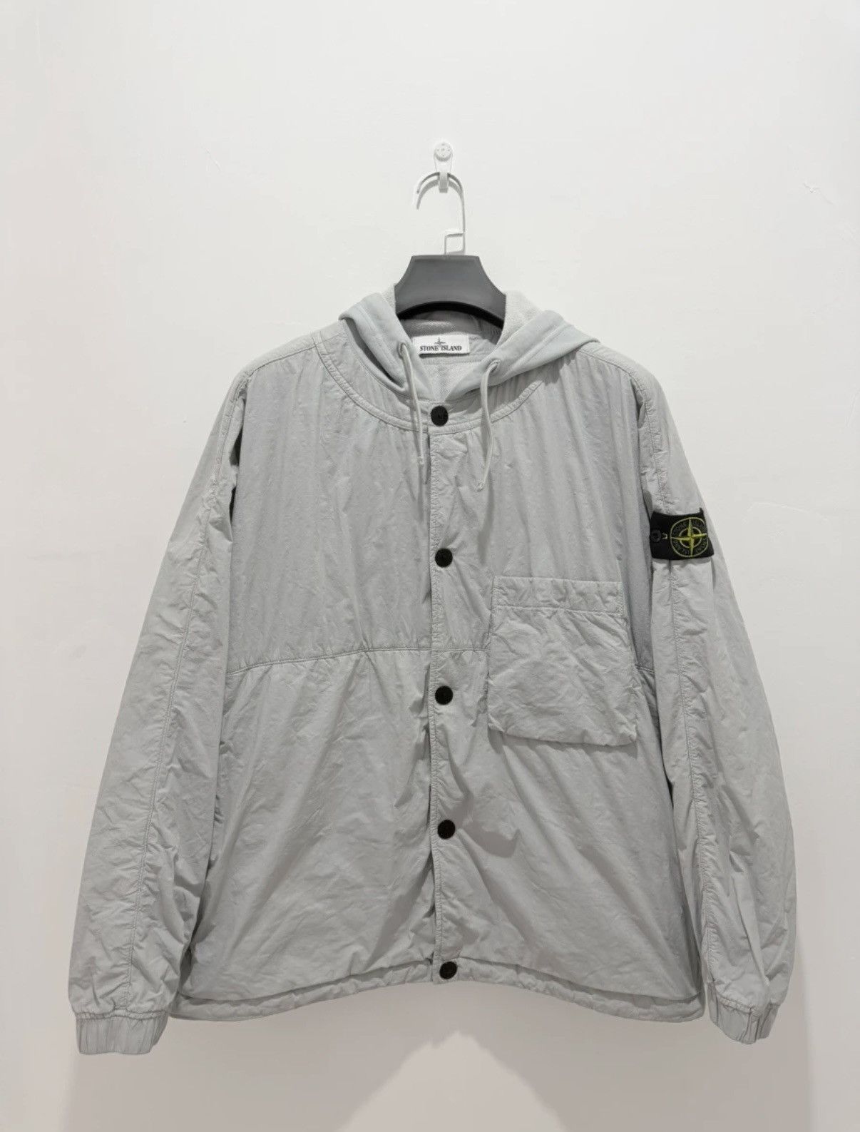 Stone Island Grey Polartec Alpha Technology Jacket