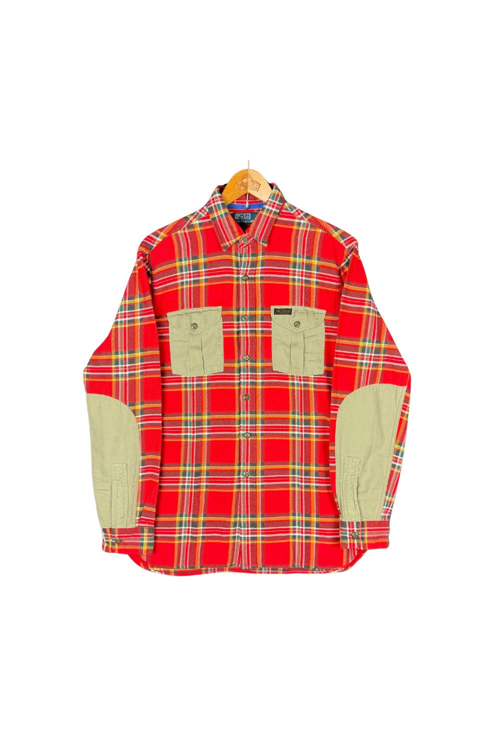Polo Ralph Lauren Polo Ralph Lauren Tartan Utility Shirt Olive Patchwork Size US M / EU 48-50 / 2 - 1 Thumbnail