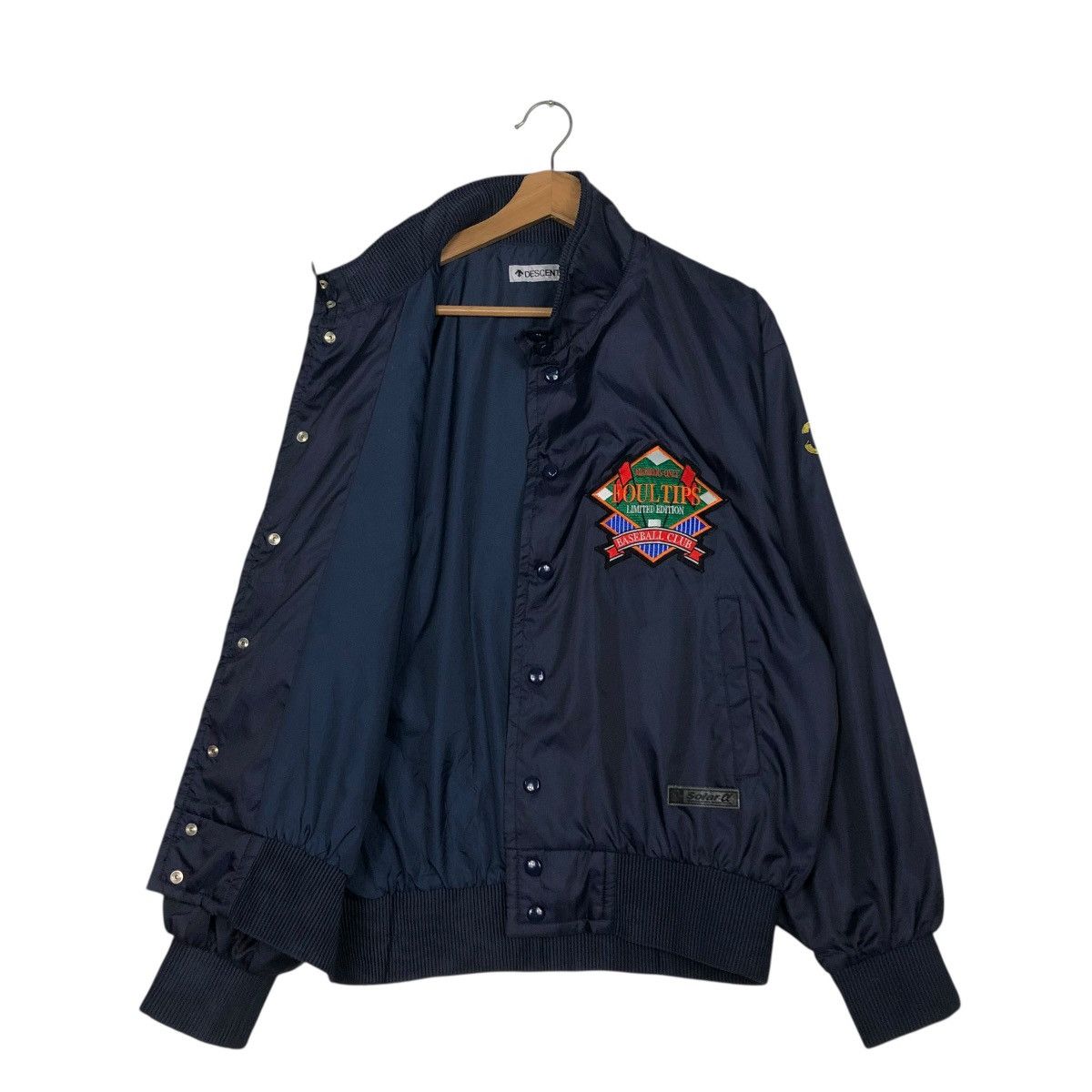 Japanese Brand 🔥VINTAGE BOMBER JACKET DESCENTE FOUL TIPS BASEBALL CLUB Size US L / EU 52-54 / 3 - 13 Thumbnail