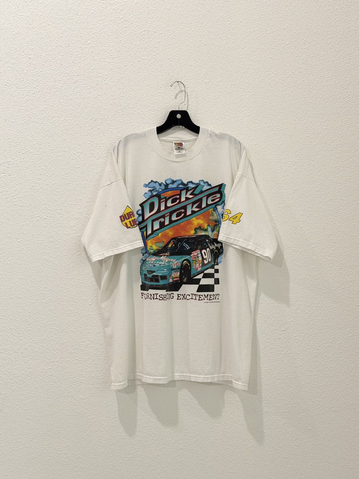 NASCAR Vintage 90s Dick Trickle Fan Club 1997 Racing Tee XXL NASCAR Size US XXL / EU 58 / 5 - 1 Thumbnail