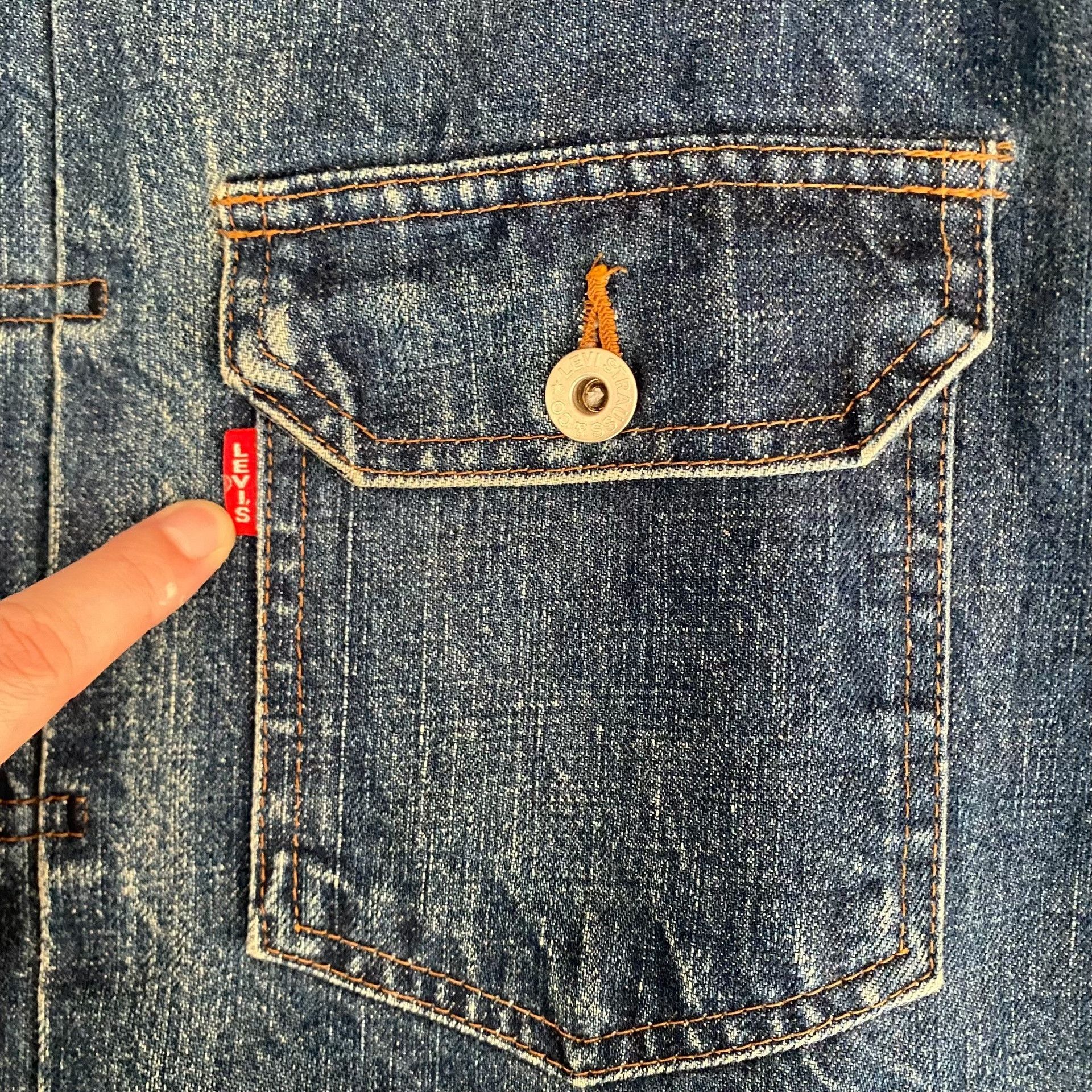 Levi's Vintage Clothing Levi's LVC 70702xx J02 Denim Jacket Size US XXS / EU 40 - 4 Thumbnail