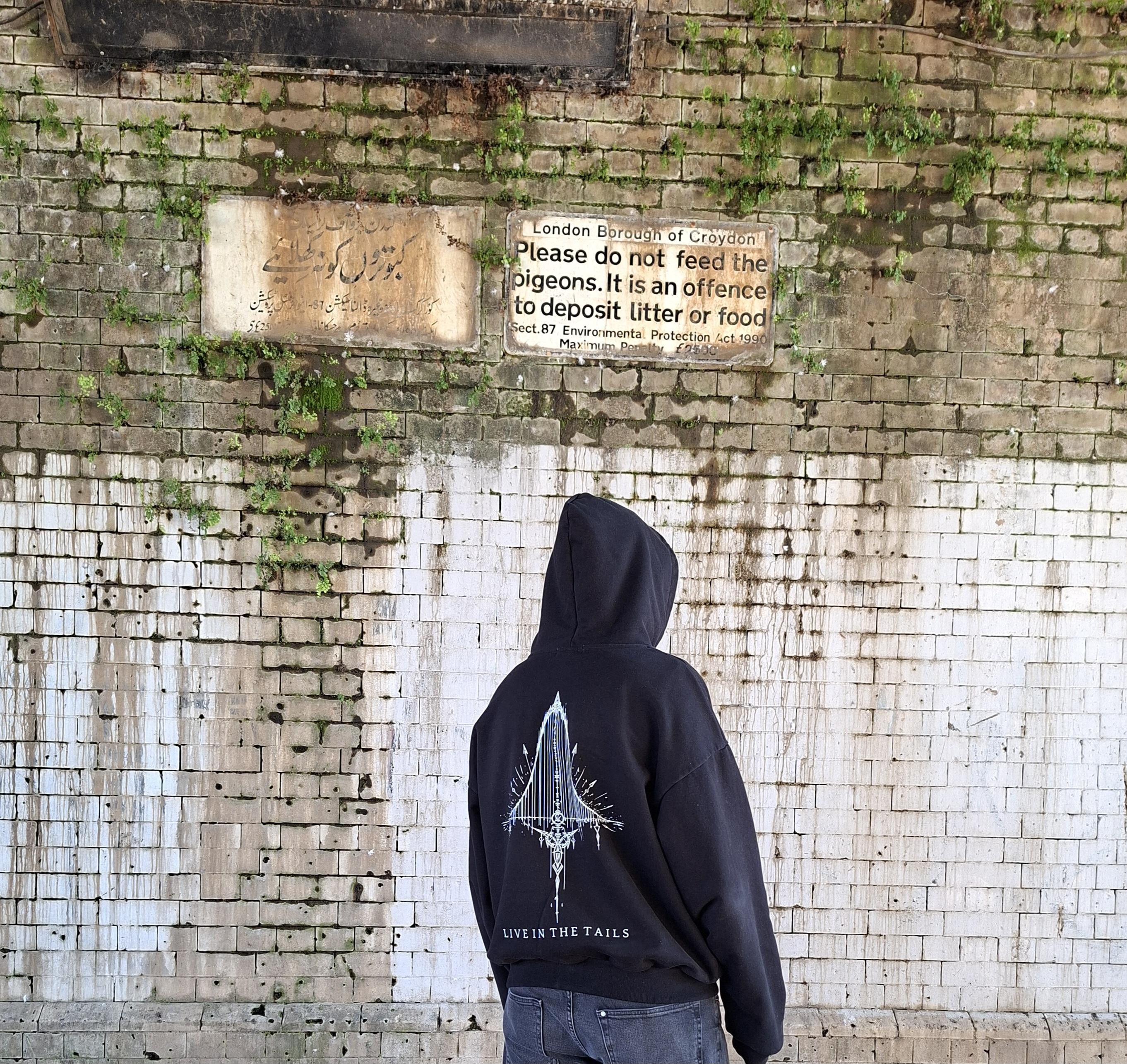 Other KURTOSIS "Live in the Tails" 460GSM Black Metal Heavy Hoodie Size US XL / EU 56 / 4 - 2 Thumbnail