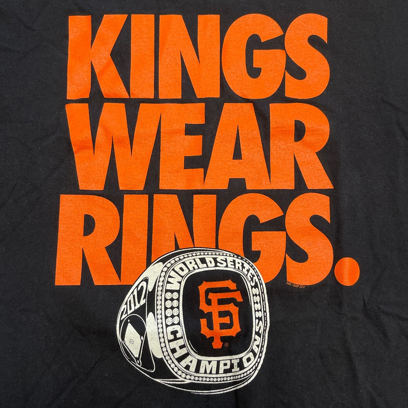 Nike Nike SF Giants Kings Wear Rings World Series Black Tee Large Size US L / EU 52-54 / 3 - 3 Thumbnail
